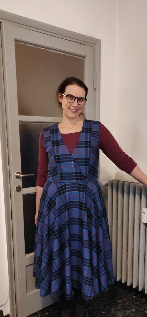 First dress ever made. I love it so much! How does it look? Advice? r