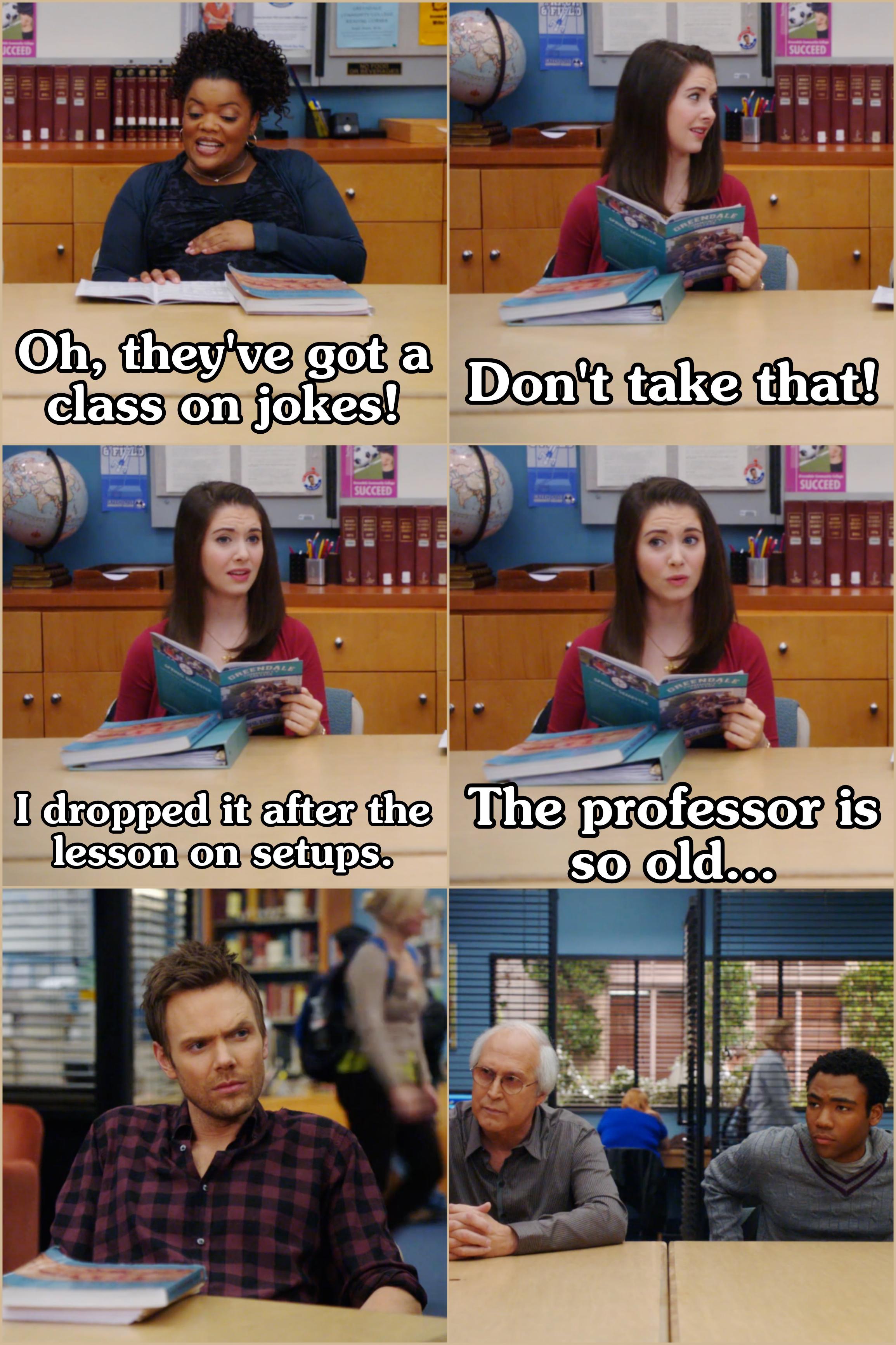 I absolutely love that one of the best punchlines is no punchline at