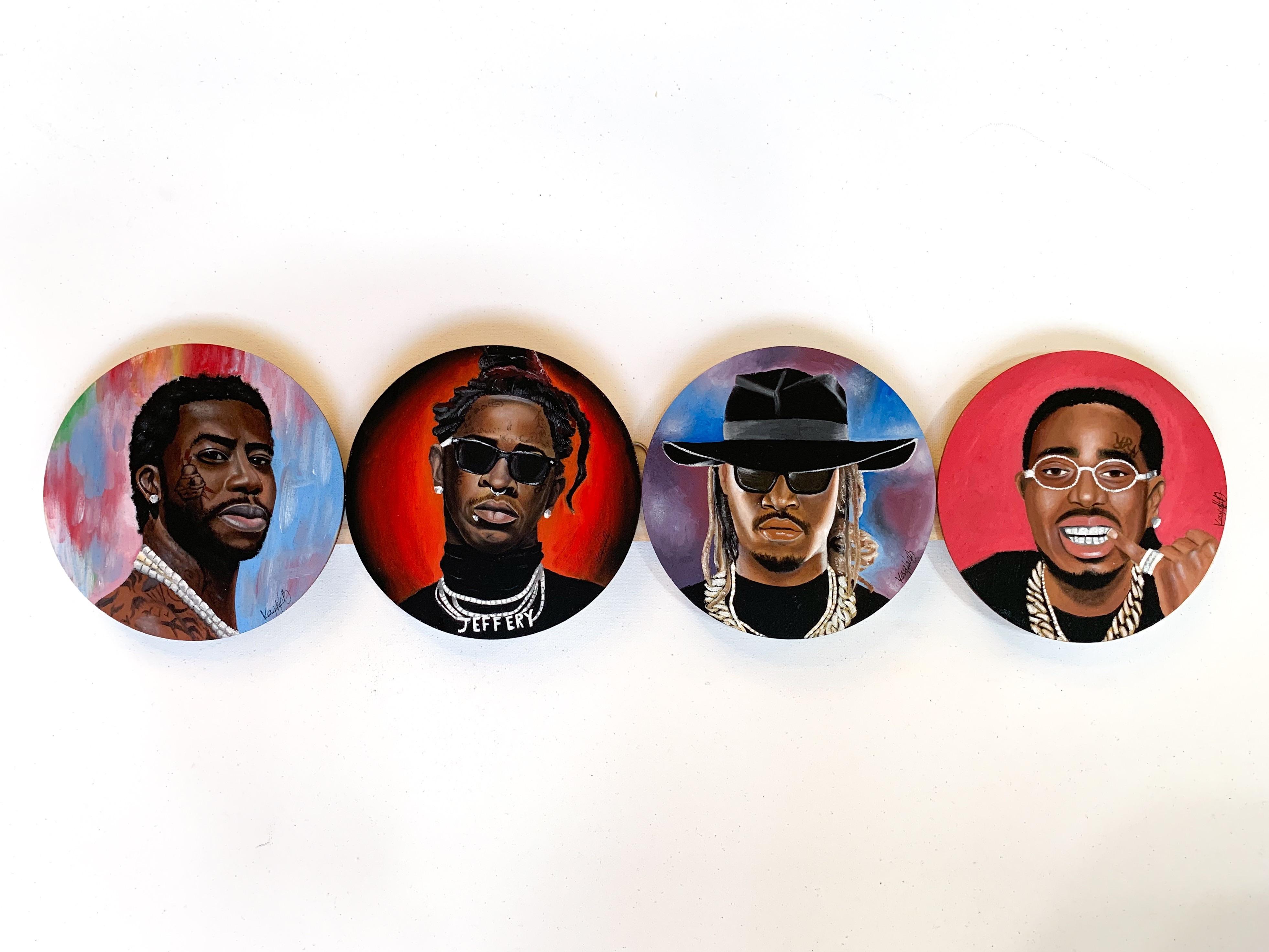 Atlanta rappers, oil painting, just finished it! r/painting