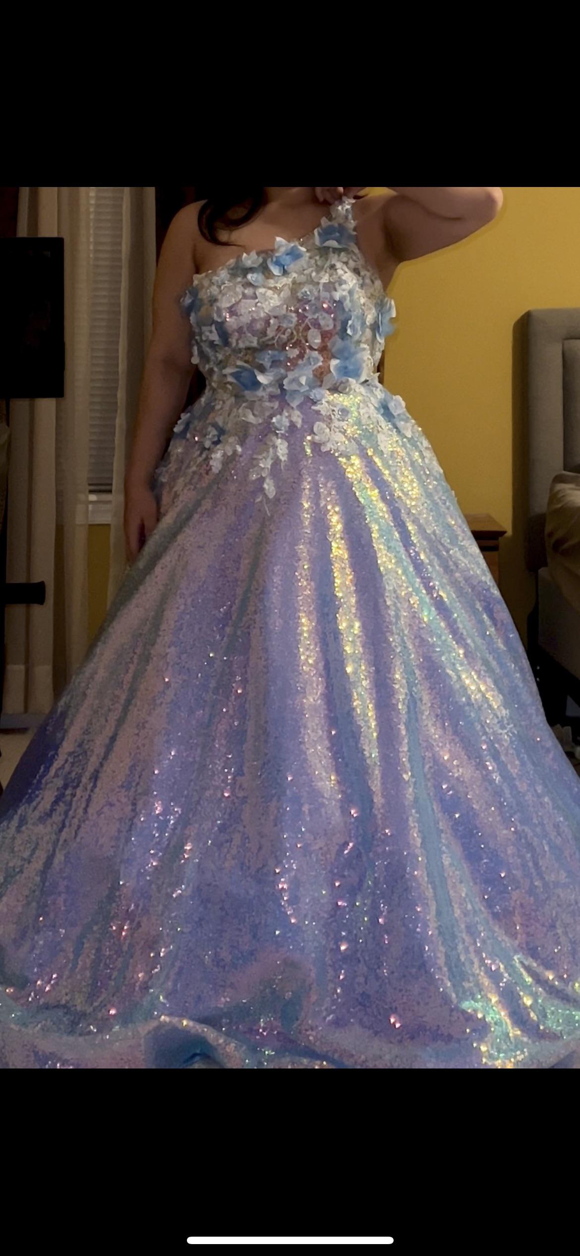 My prom dress ) (I have to get it altered so that’s why I’m holding