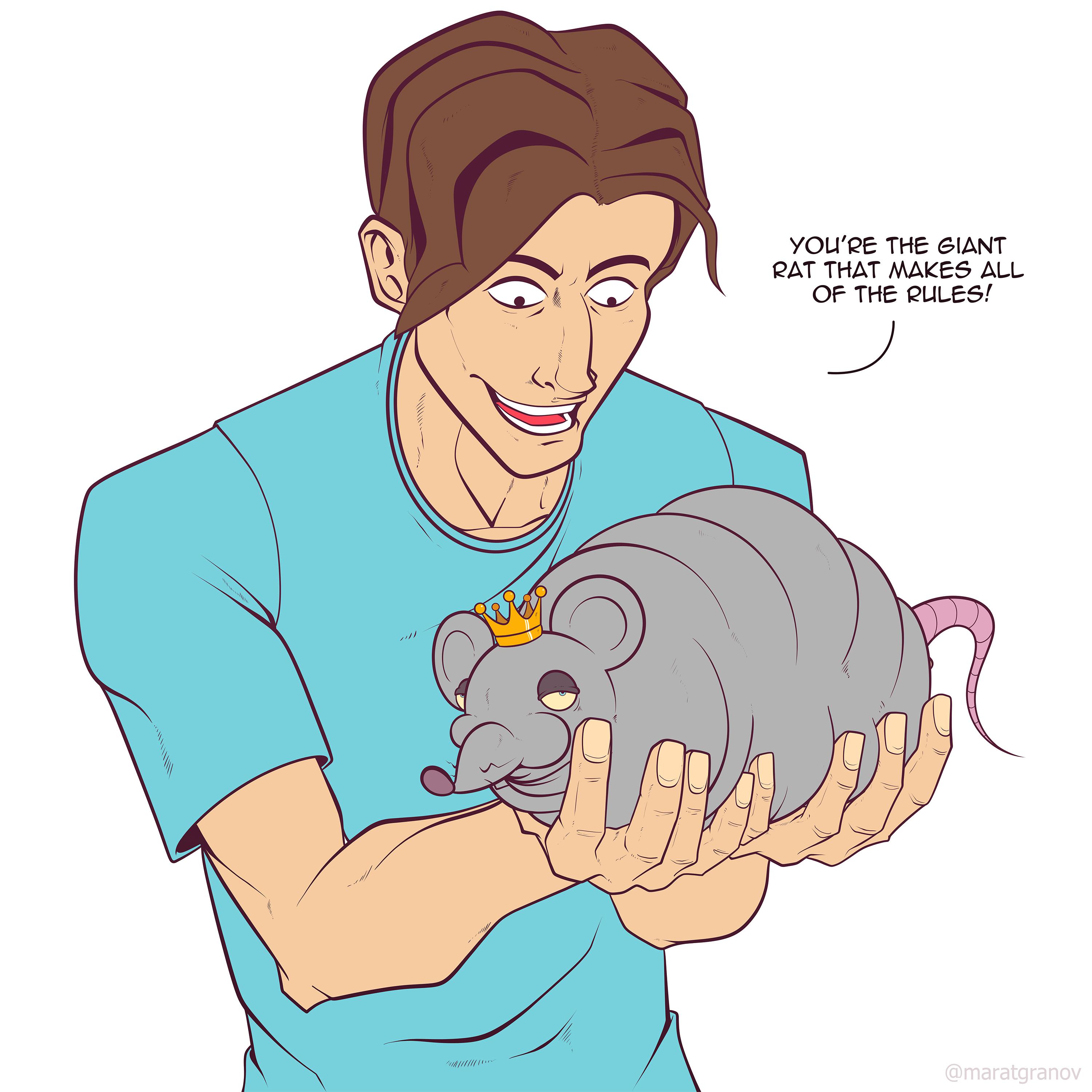 His Cheesy Majesty [FANART] jerma985