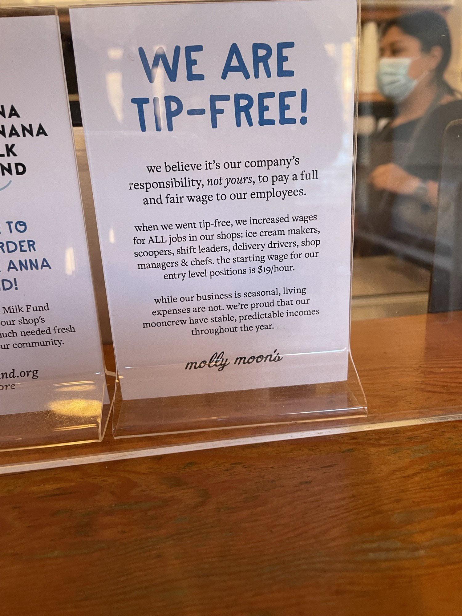 Ice cream shop in Seattle gets it. WorkReform