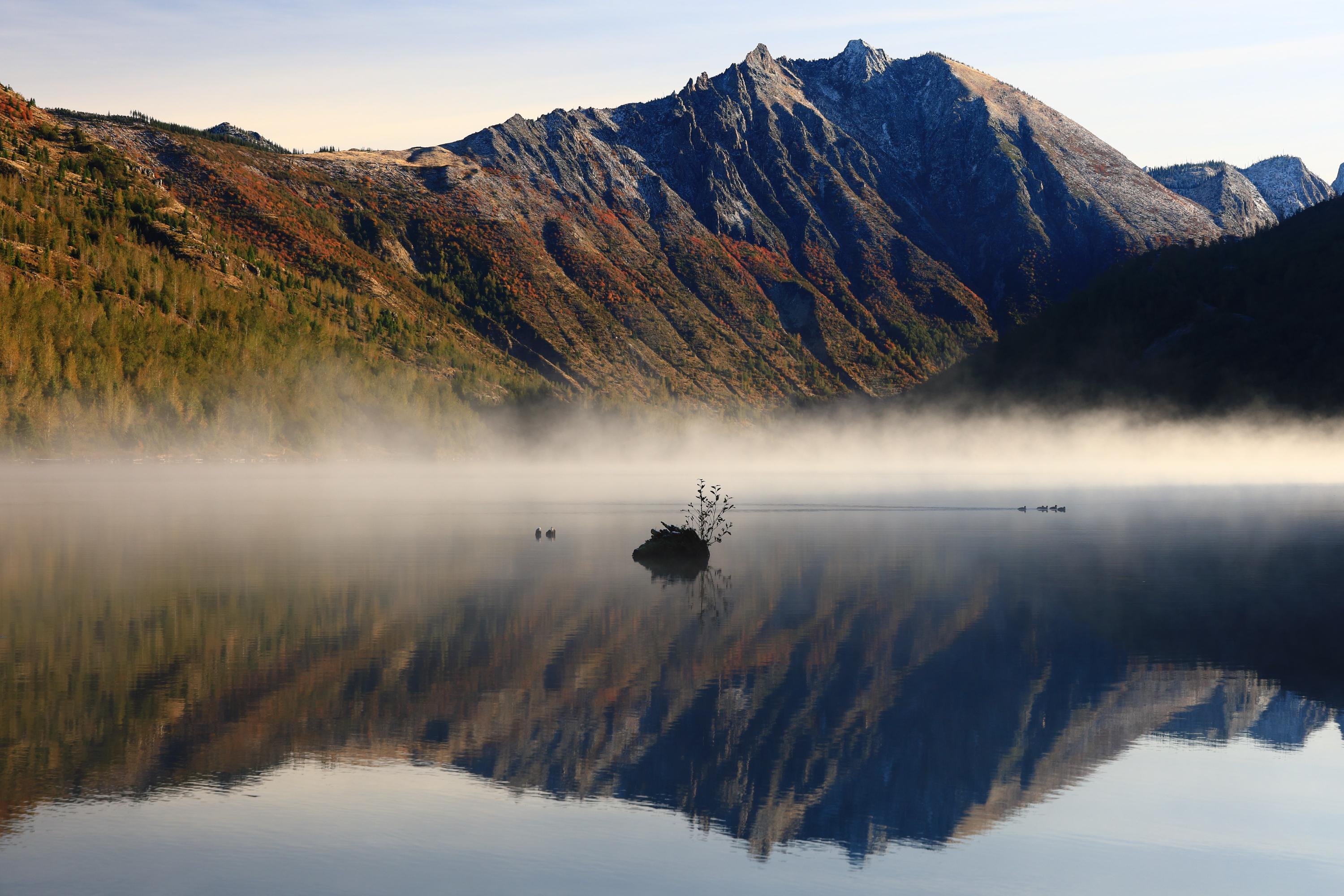 Coldwater Lake, near Mt. St. Helens [3000x2000] [OC] r/waterporn
