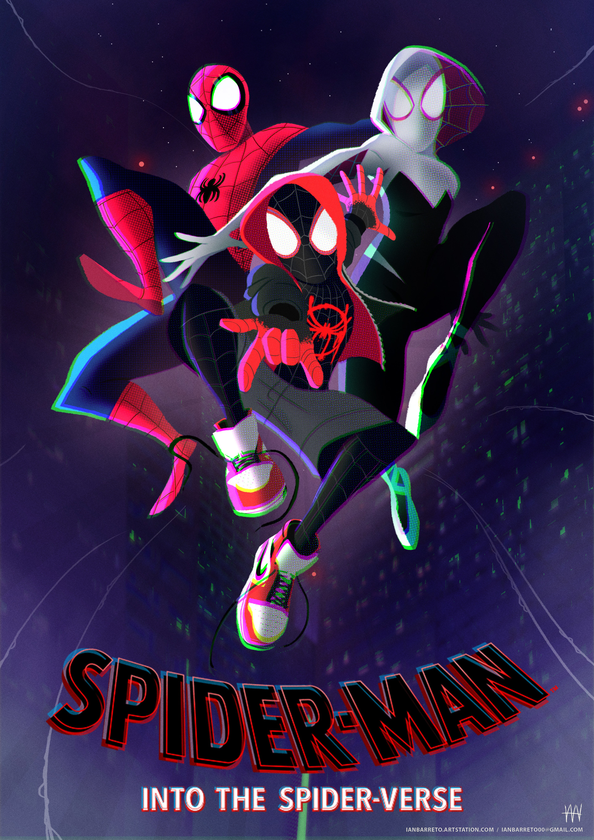 SpiderMan Into the SpiderVerse (2018) [1920 x 2714