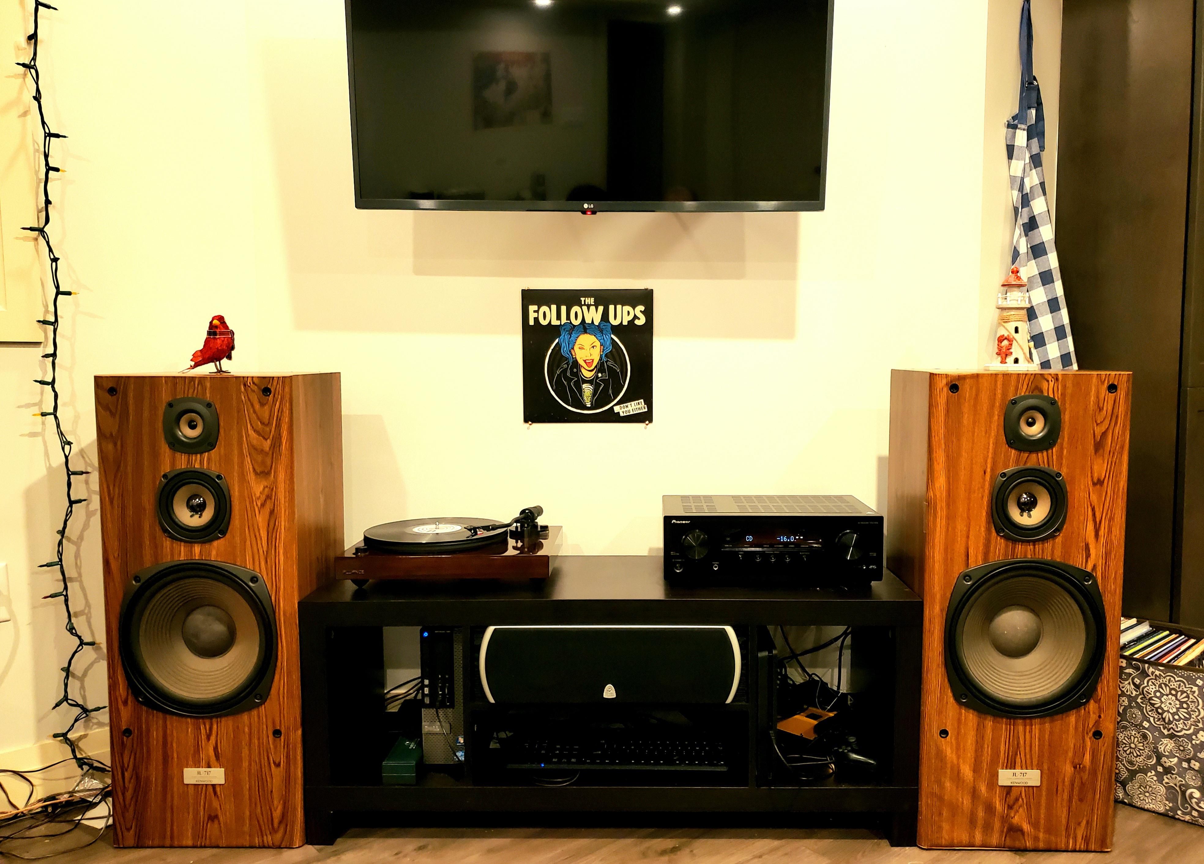 My partner and I bought a record player for Christmas. I was gifted