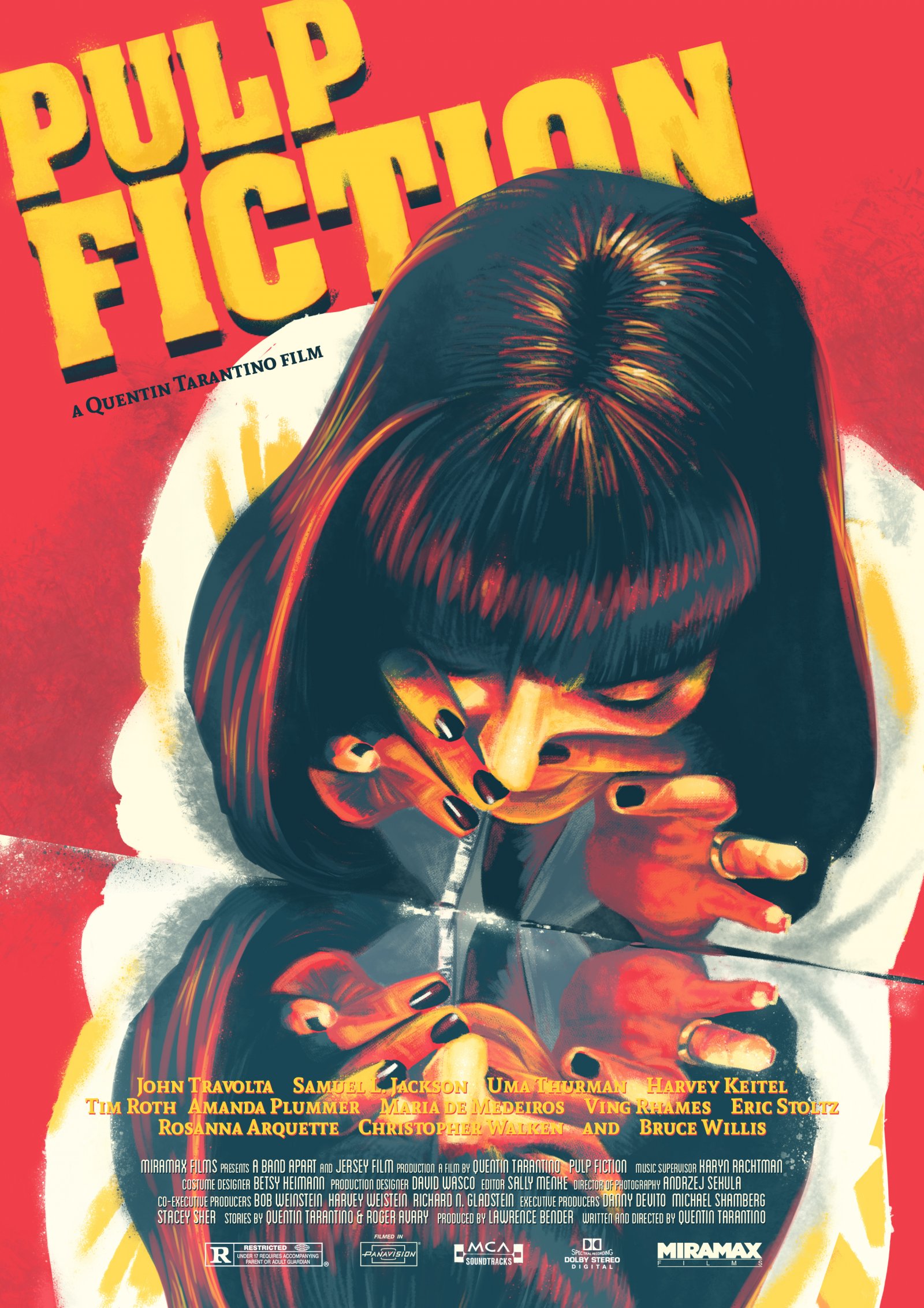 Pulp Fiction (1994) [1600 x 2263] r/MoviePosterPorn