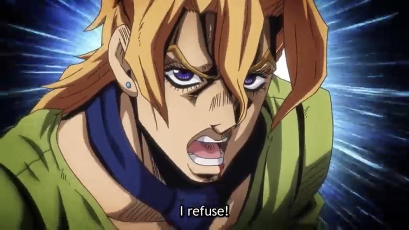 Fugo I refuse, might be better here than in Jojo Meme Templates