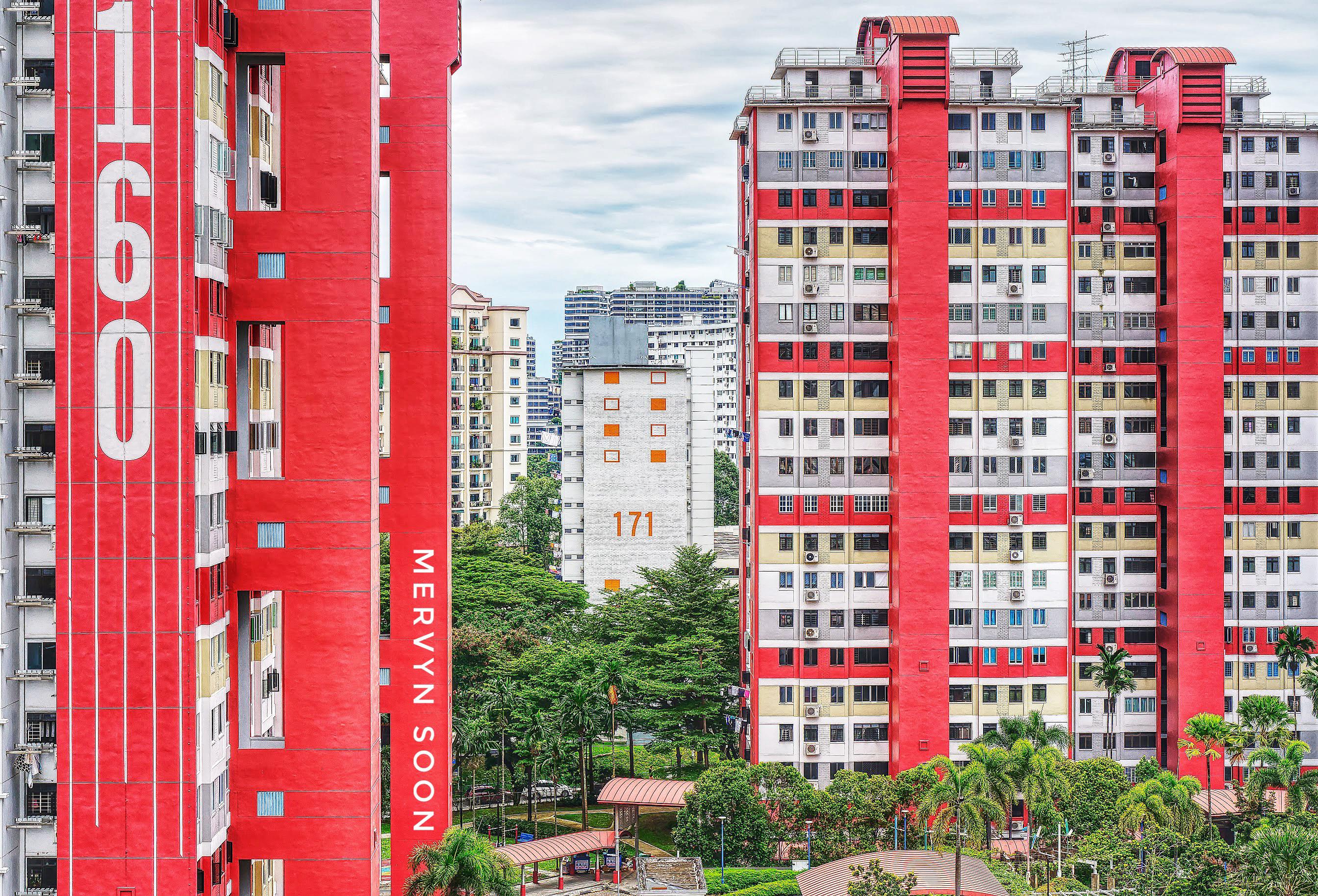 Another View Of Our Colourful HDB Estate at Mei Ling Street! r/singapore