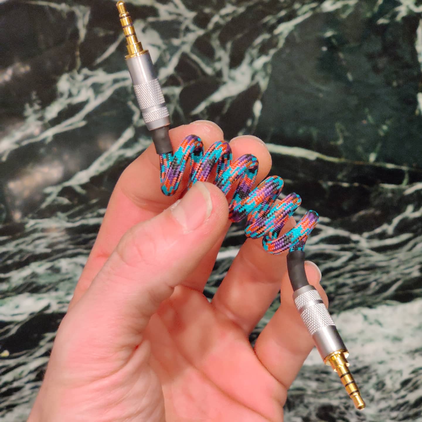 Just finished my first DIY cable from Zap! Next up is a matching USB