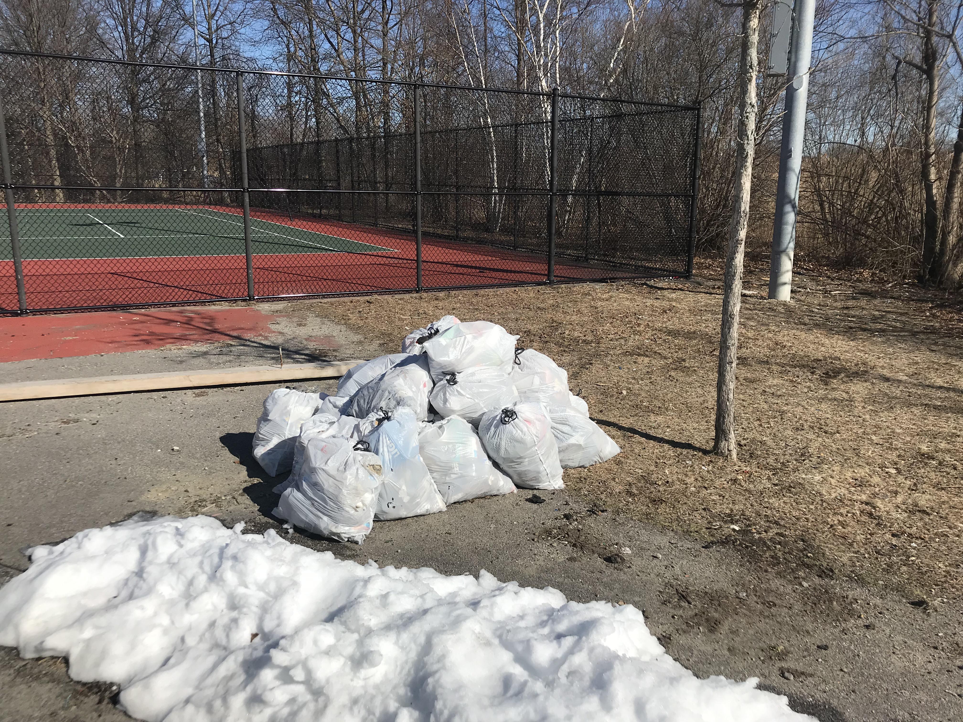 Are we still doing trash pics? This is our current project in Quincy