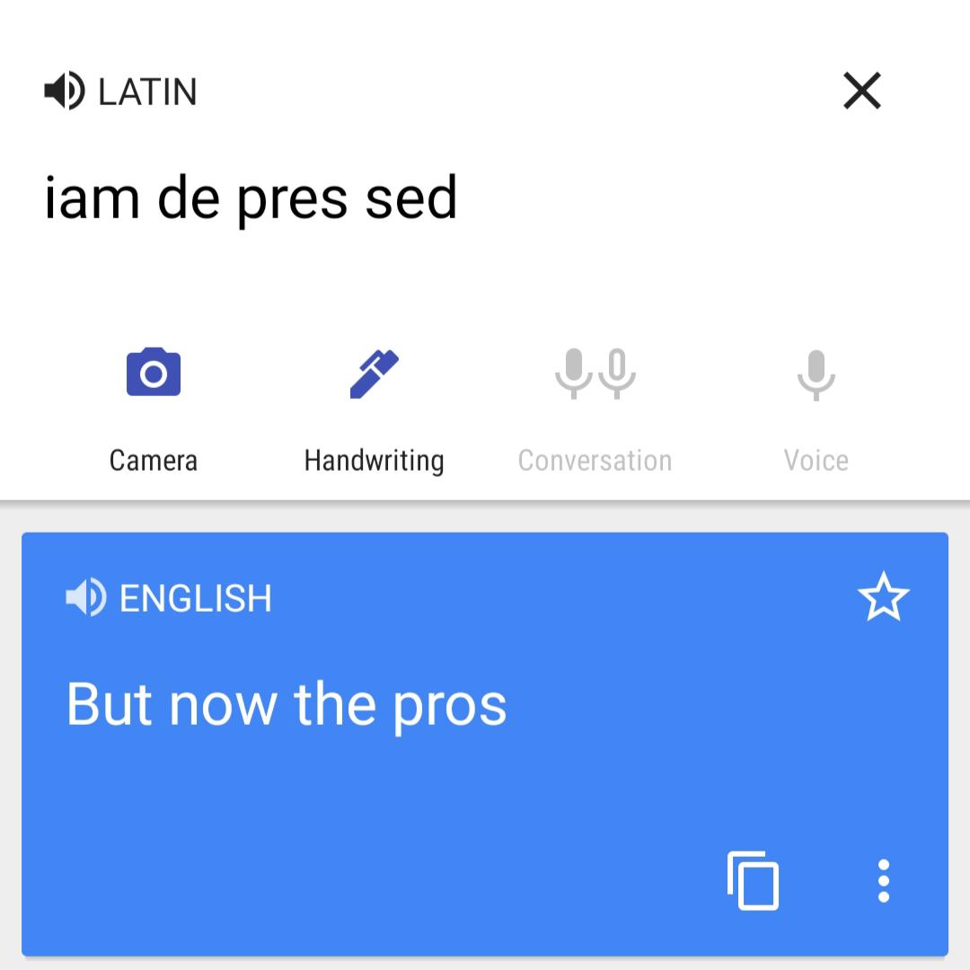 [TRANSLATION] Google Translate is my depression counselor