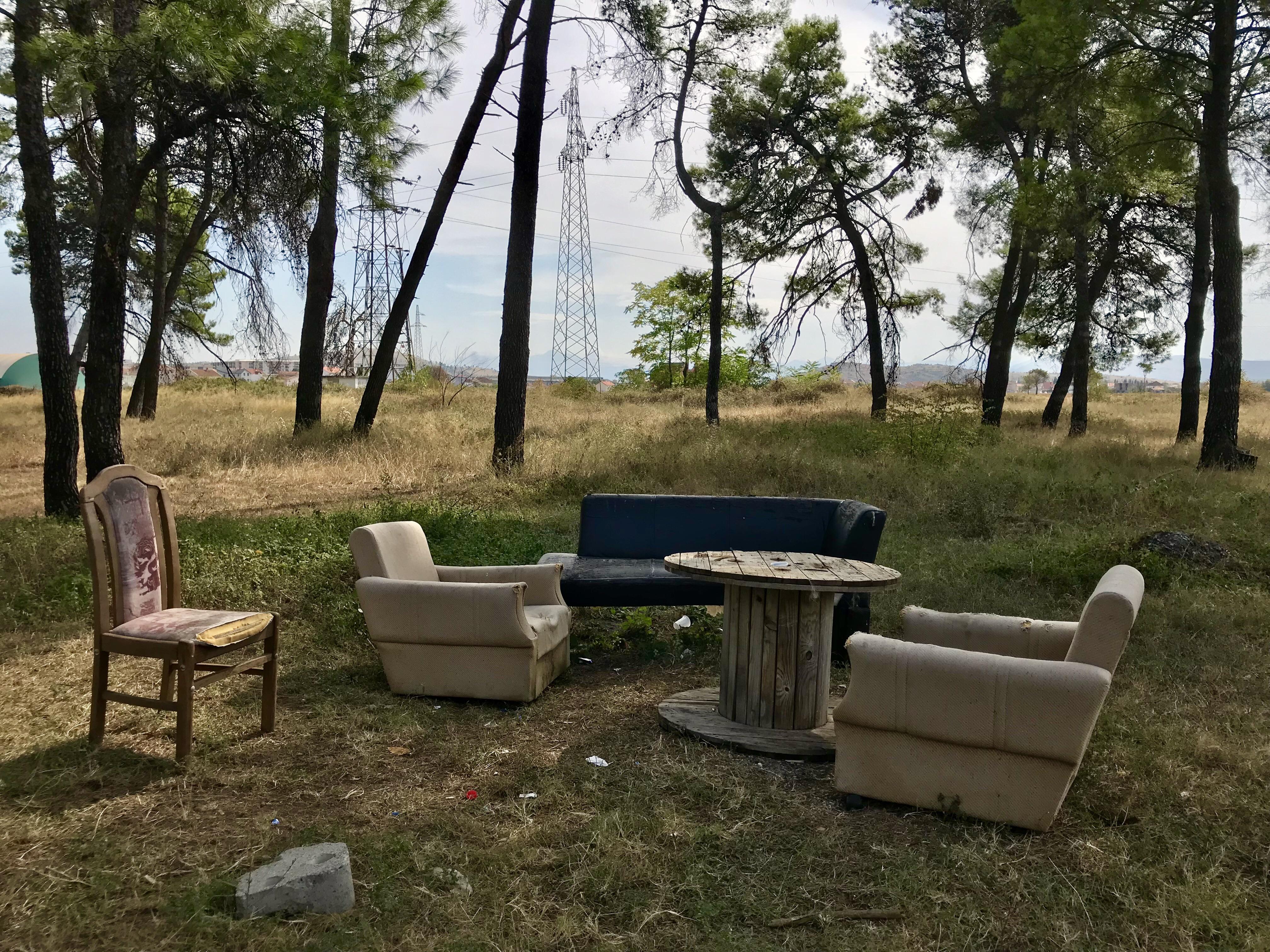 I saw this fullyfurnished living room/studio in Podgorica
