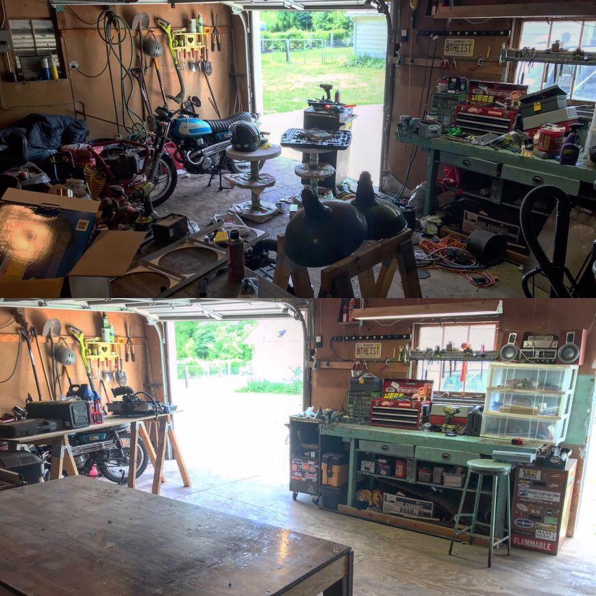 The wooden garage floor saga How I rebuilt the wooden floor in my work