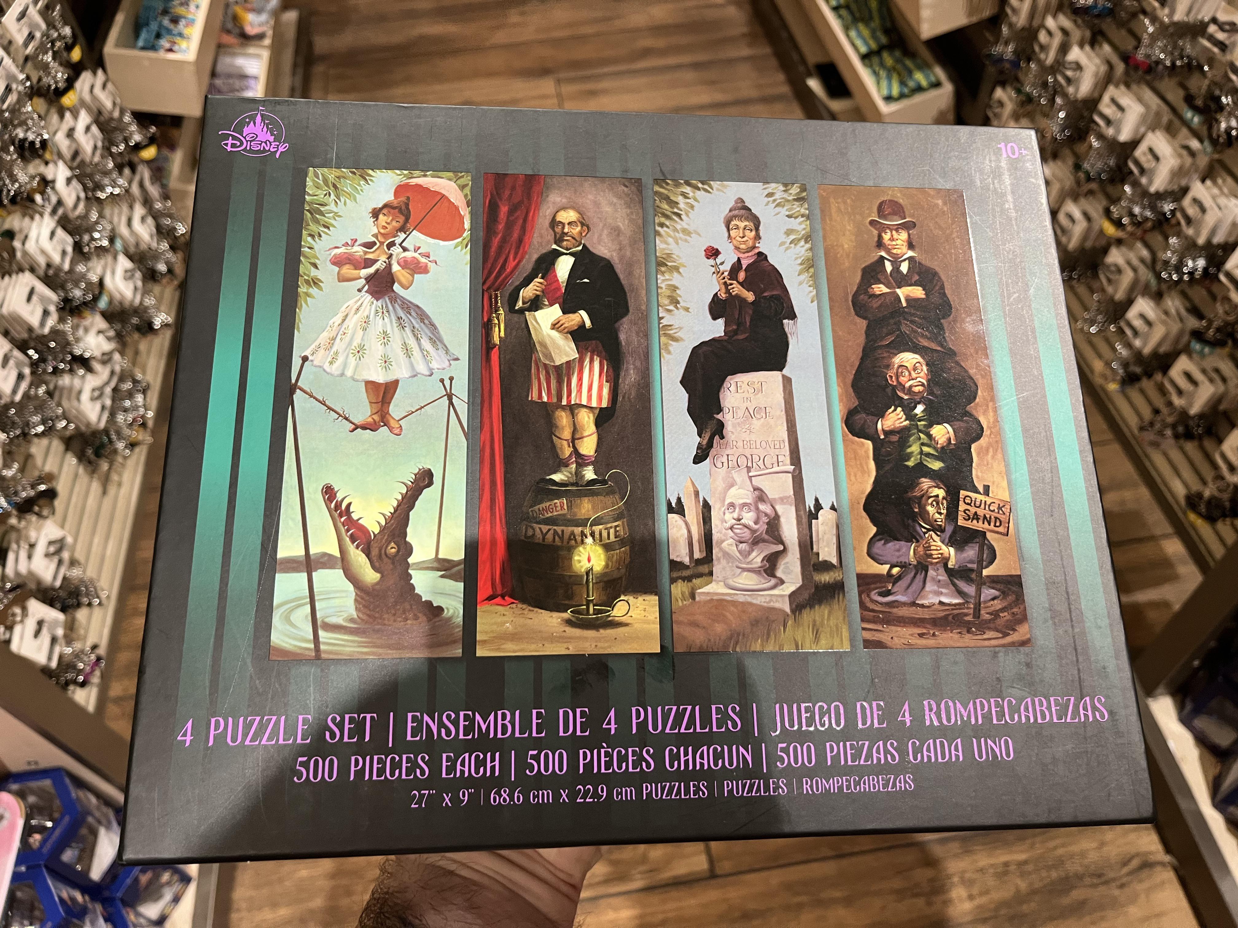 4 X 500 piece Disney Puzzles. Bought at Disney World tonight. Haunted