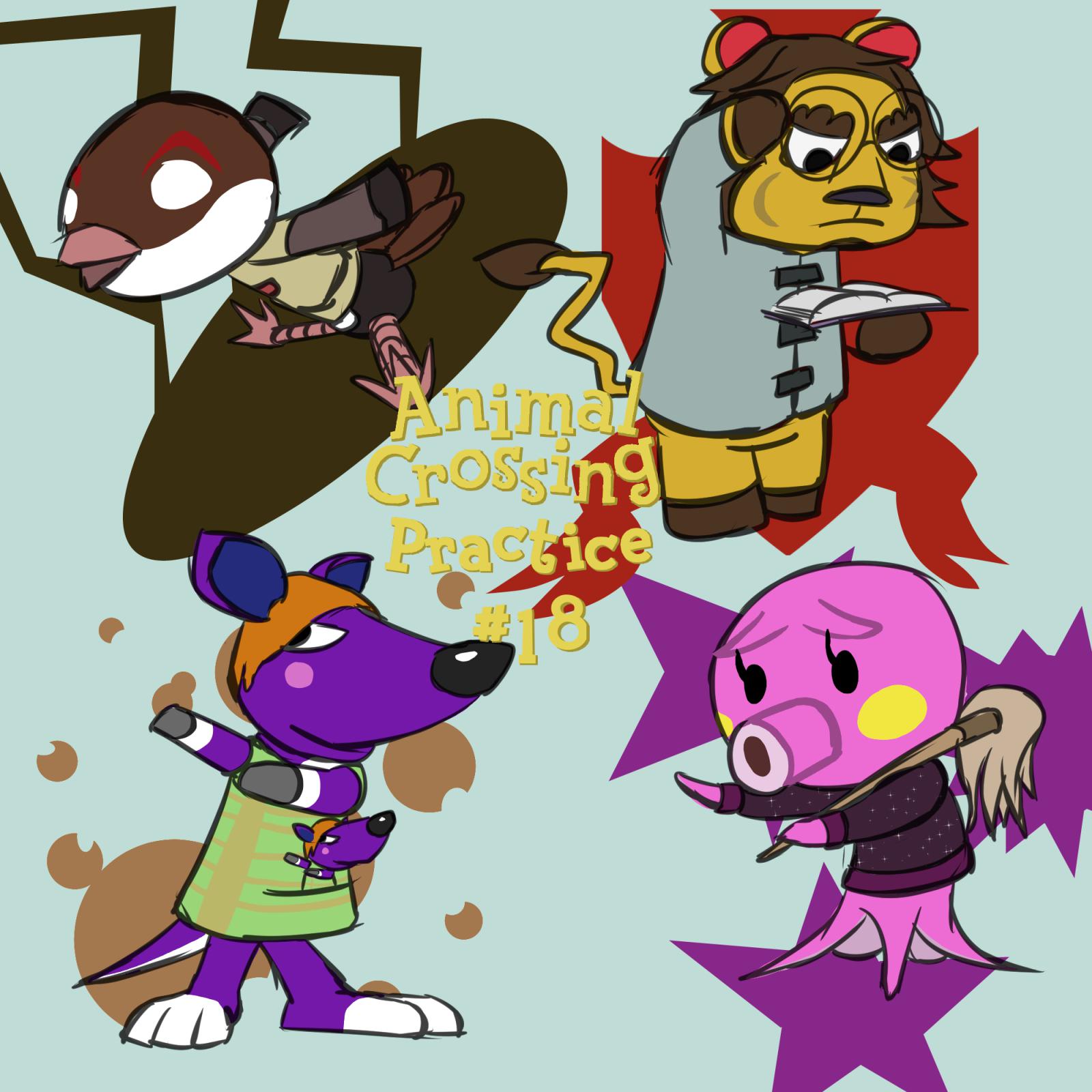 Animal Crossing Villagers 18 r/FigDraws