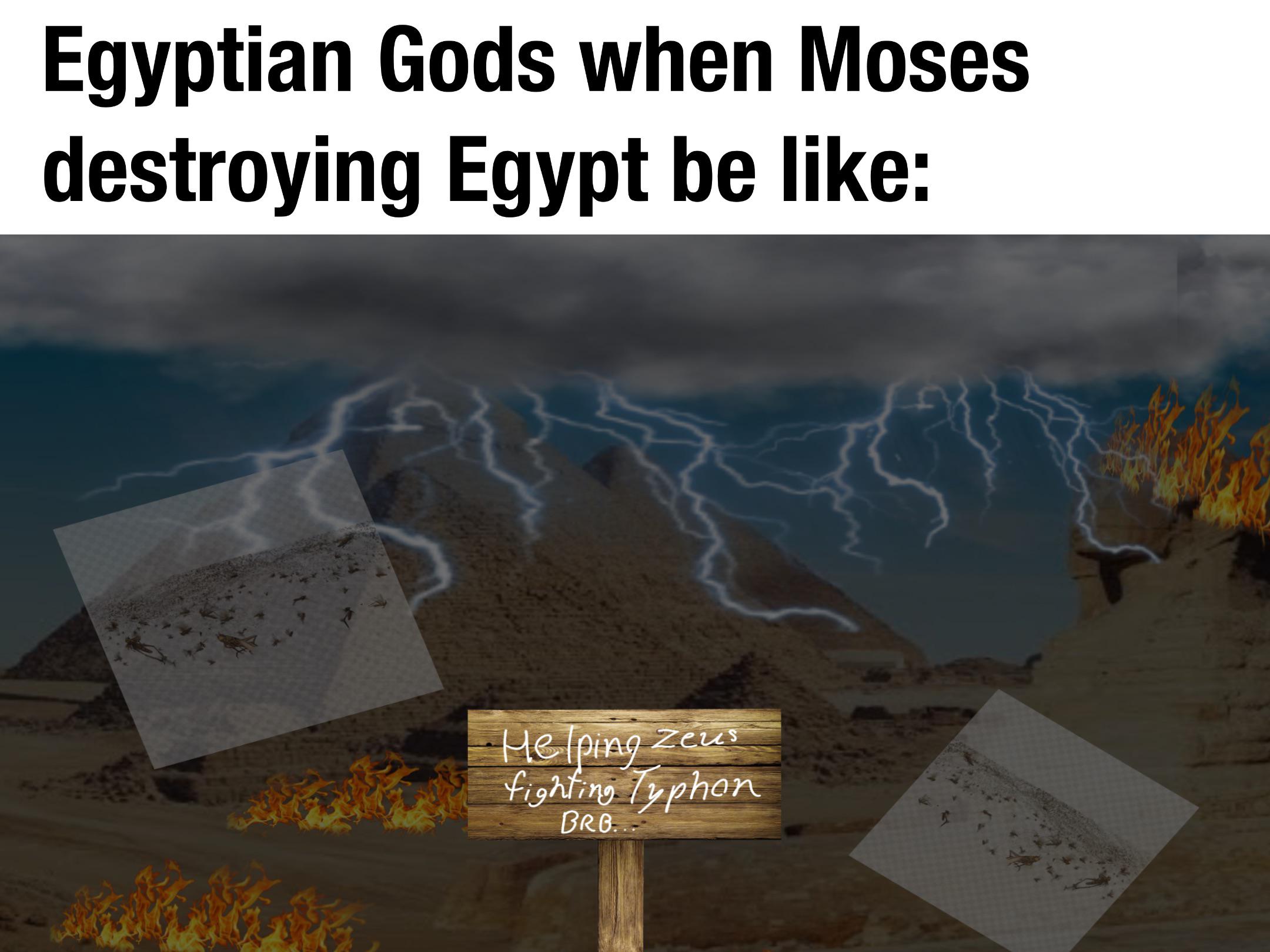 When your people tell Moses that they won’t let his people go r