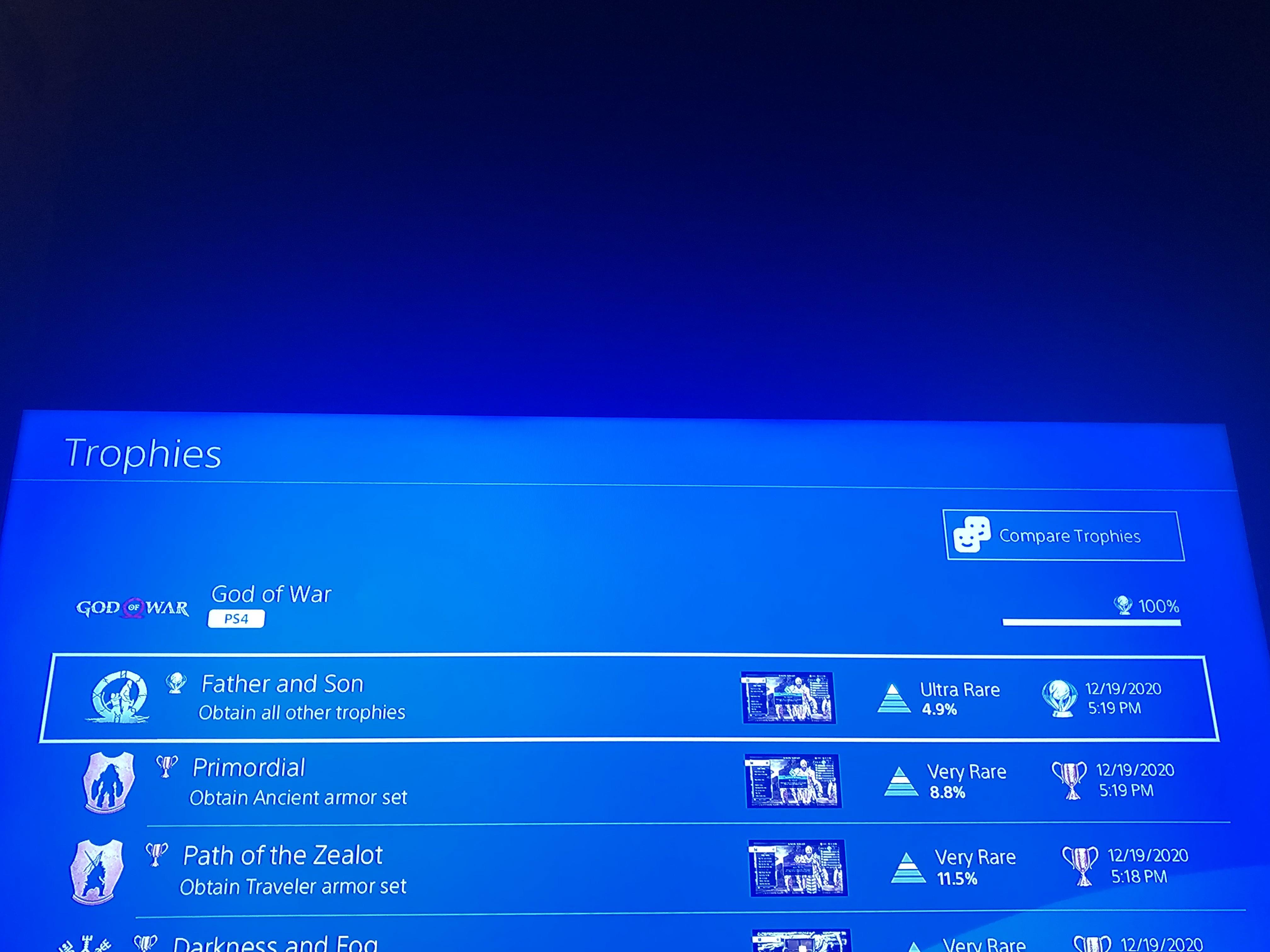 Finally got platinum! It was worth it (no more mist echoes!!) r/GodofWar