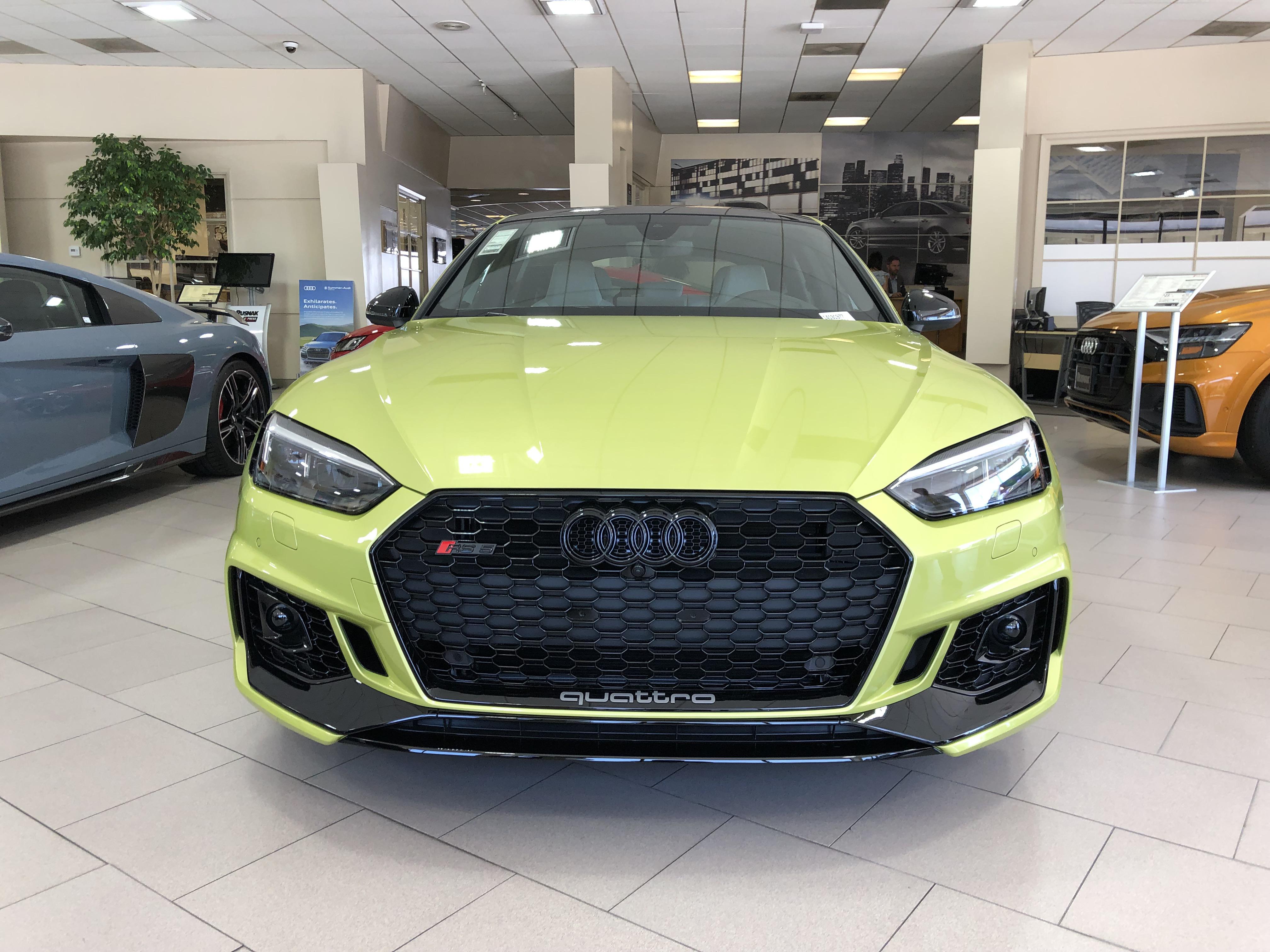 RS5 2019 in Egyptian Green Audi