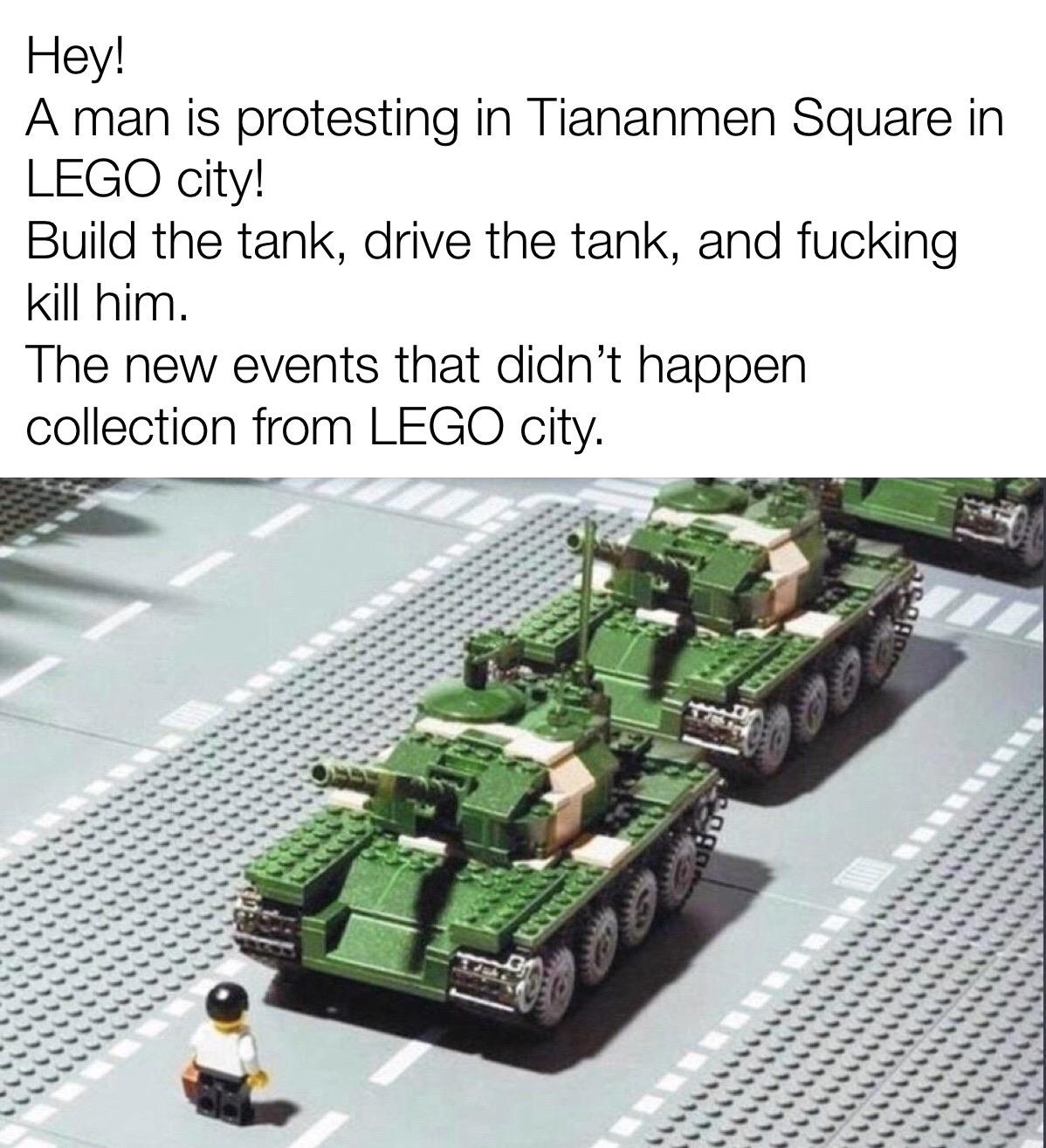 Nothing happens in LEGO city HistoryMemes