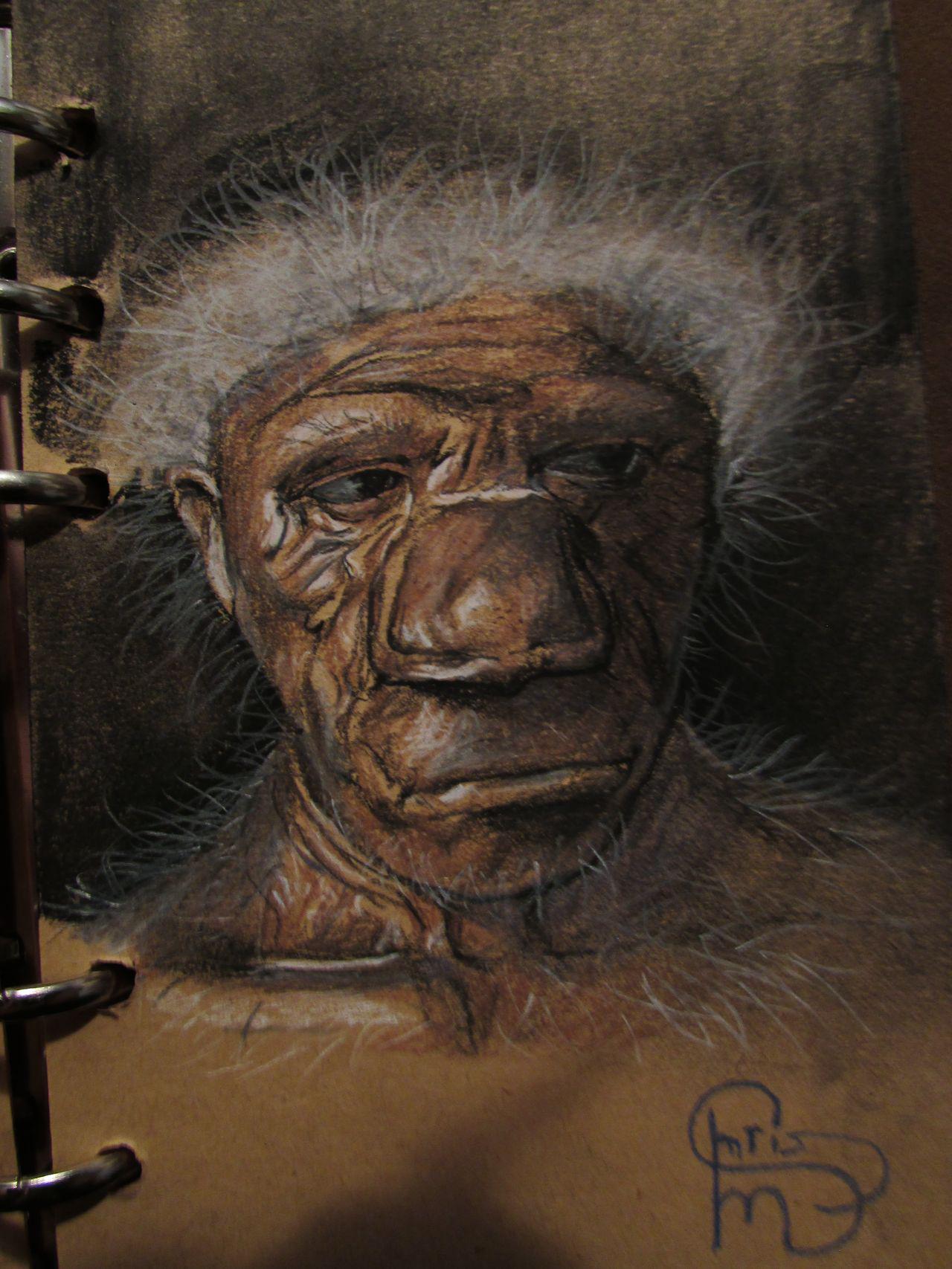 Elderly Neanderthal, Reconstructed from La ChapelleAux Saints 1