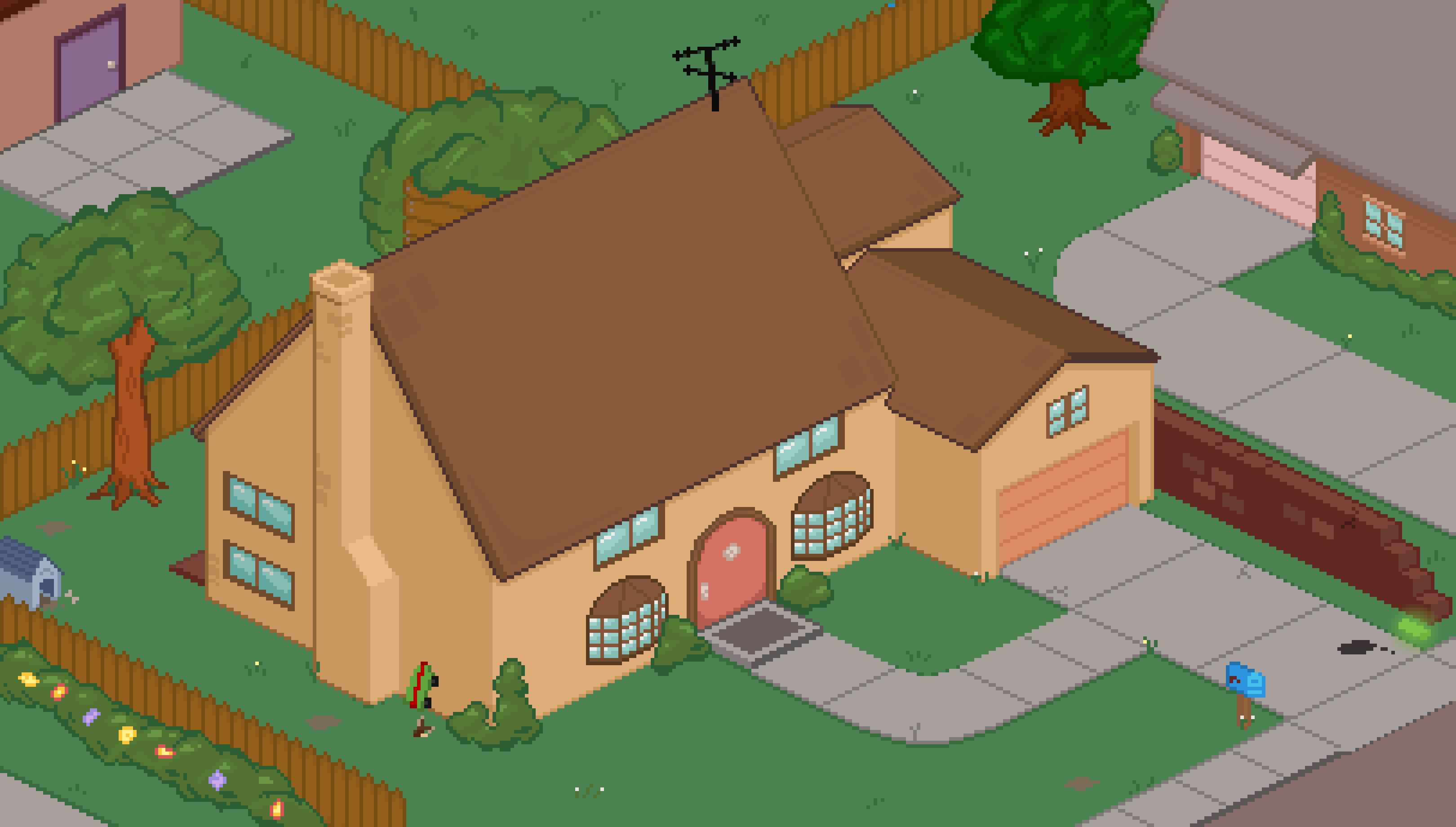 The Simpsons house by Walpinsta (Me) r/wallpapers