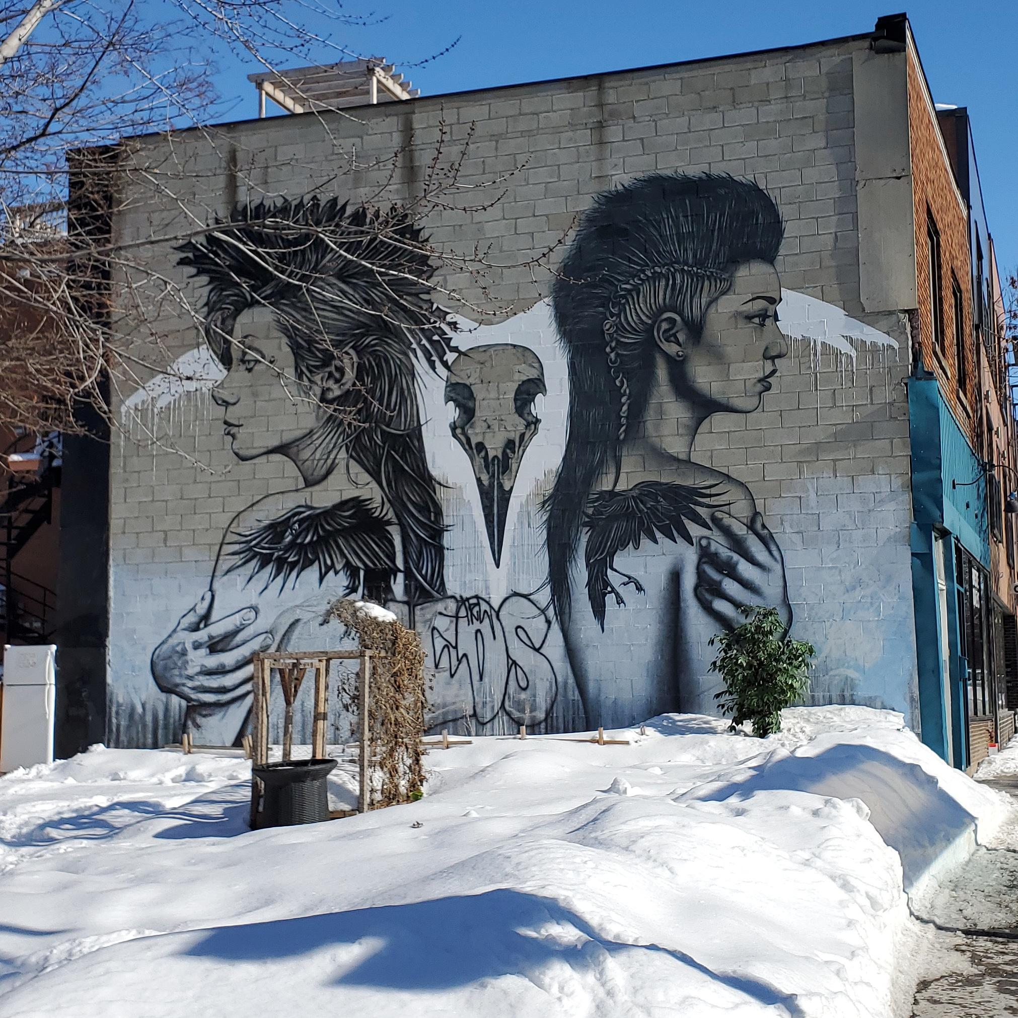 Wall Mural in Montreal, Canada r/StreetArtPorn