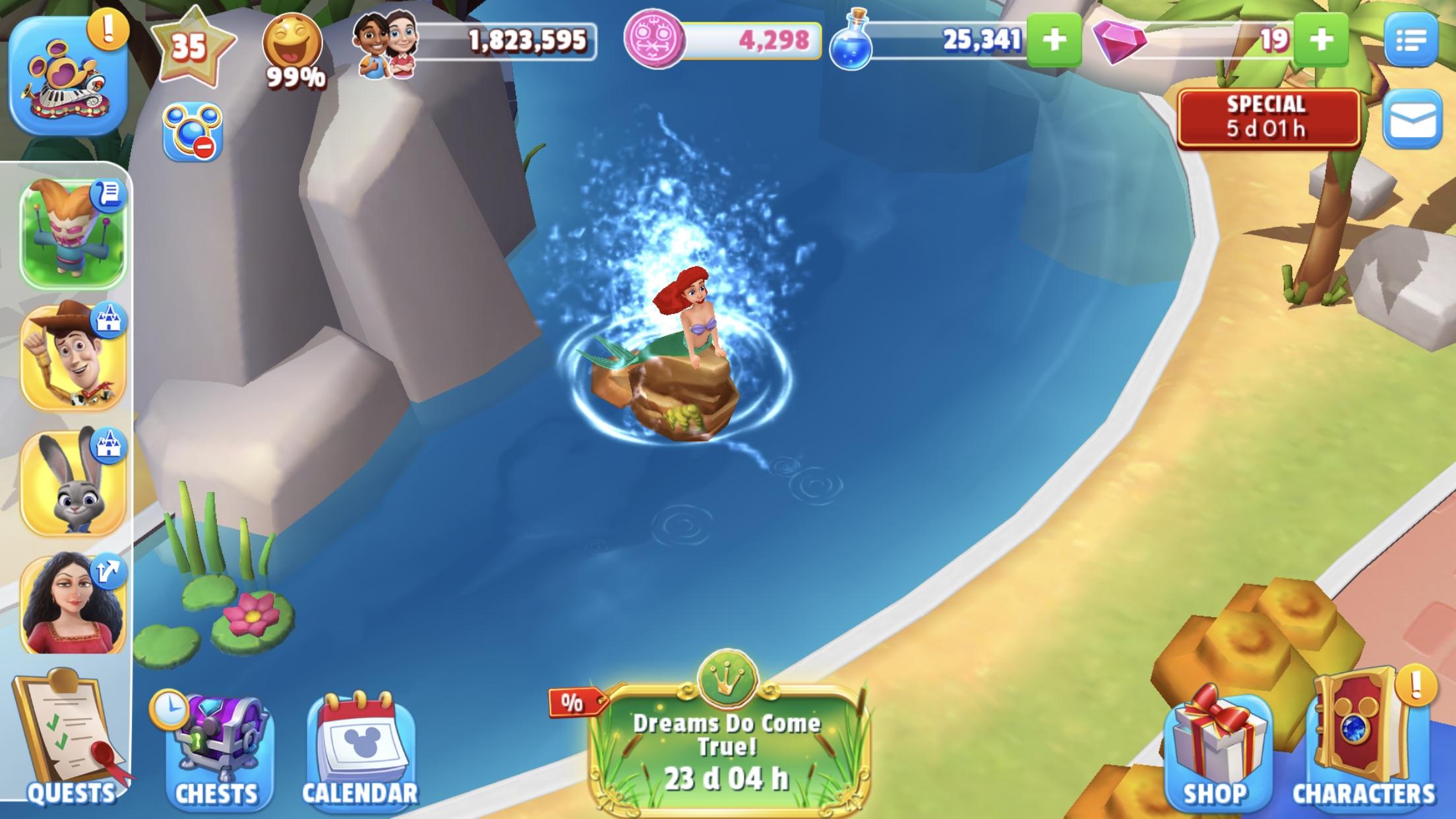 Finally got Ariel’s mermaid look in a legendary chest! r