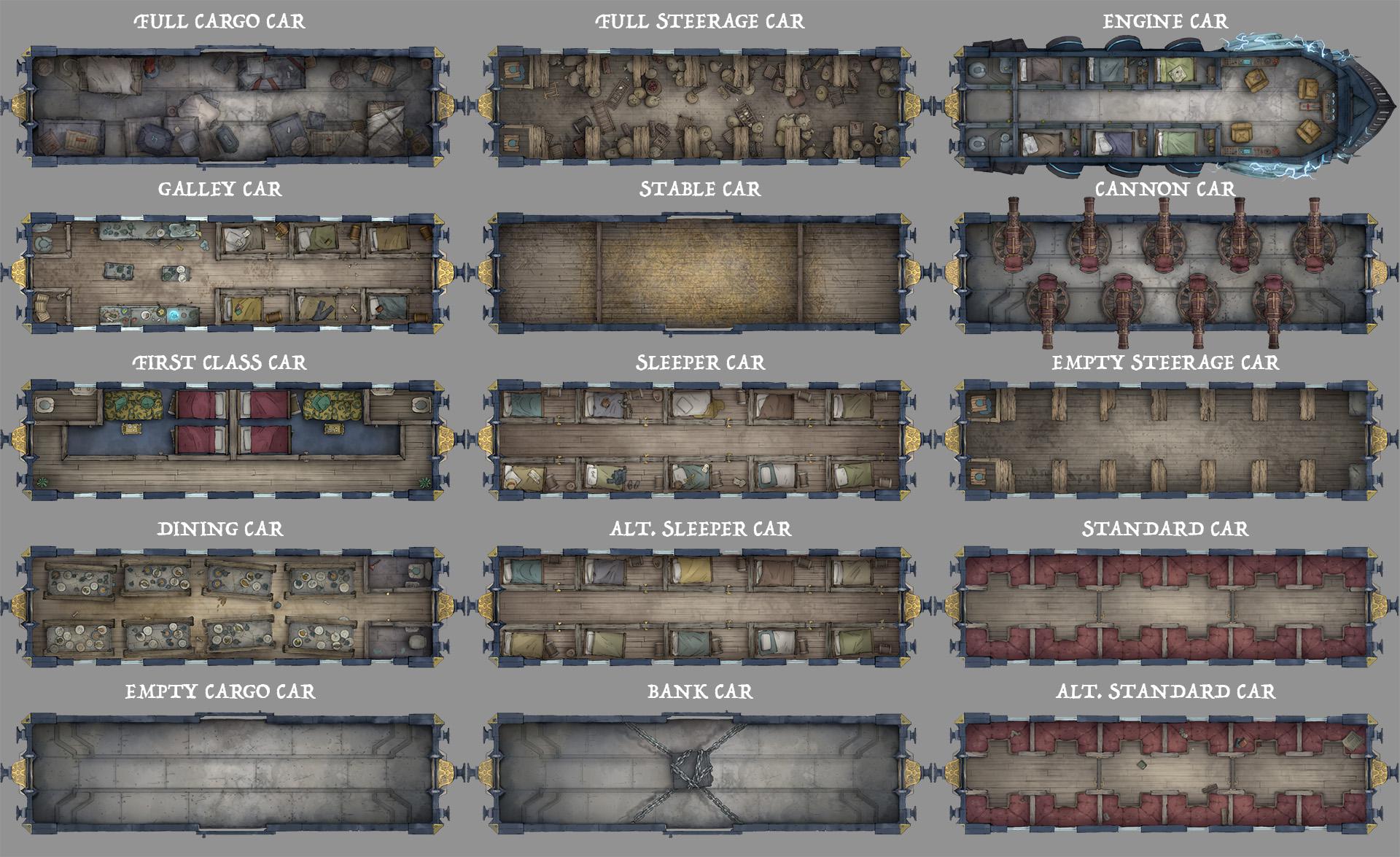 Eberron Lightning Rail Map Eberron Lightning Rail Carriages [OC] [ART] DnD