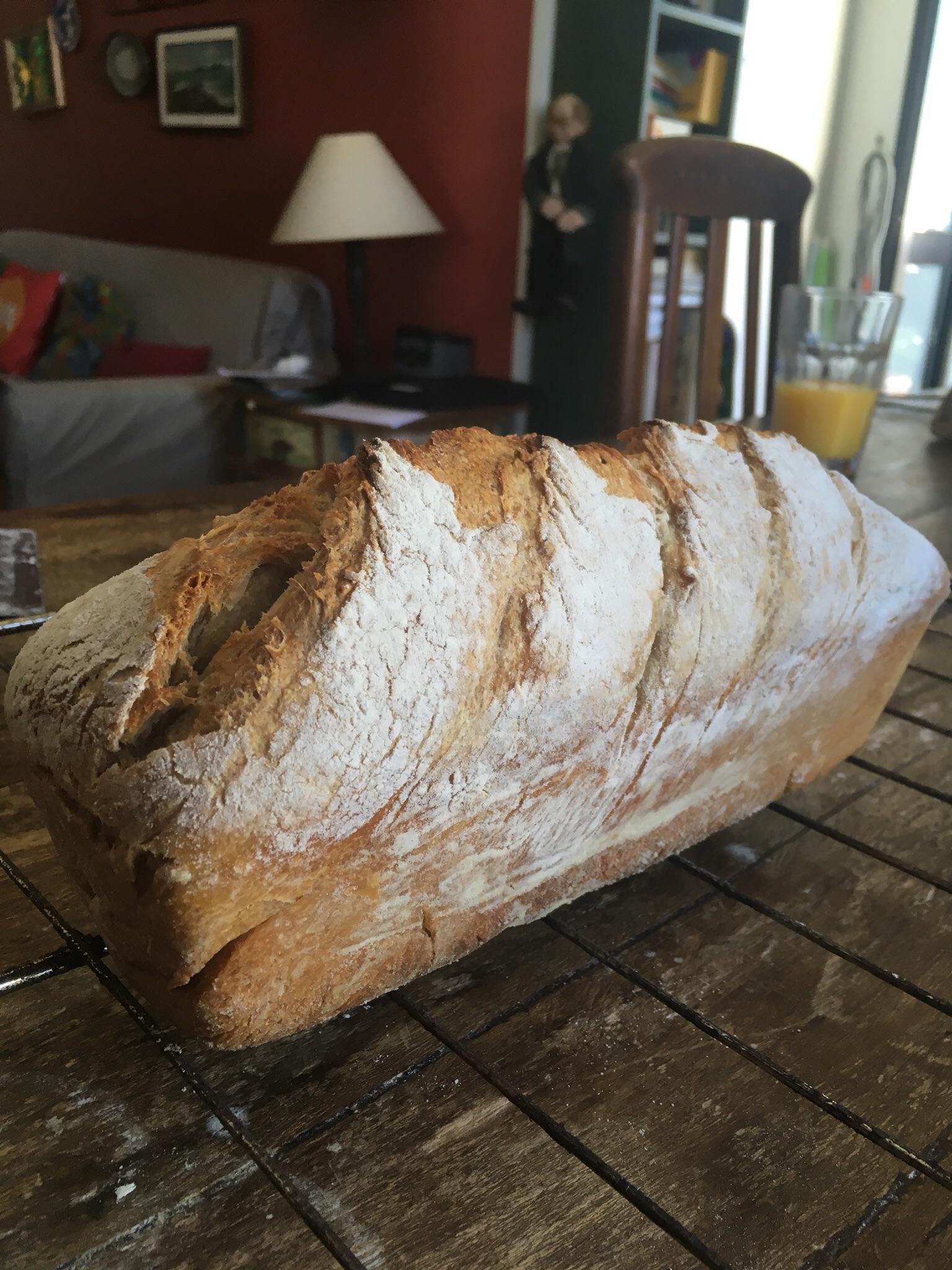 Sourdough pan bread I made last night r/Baking