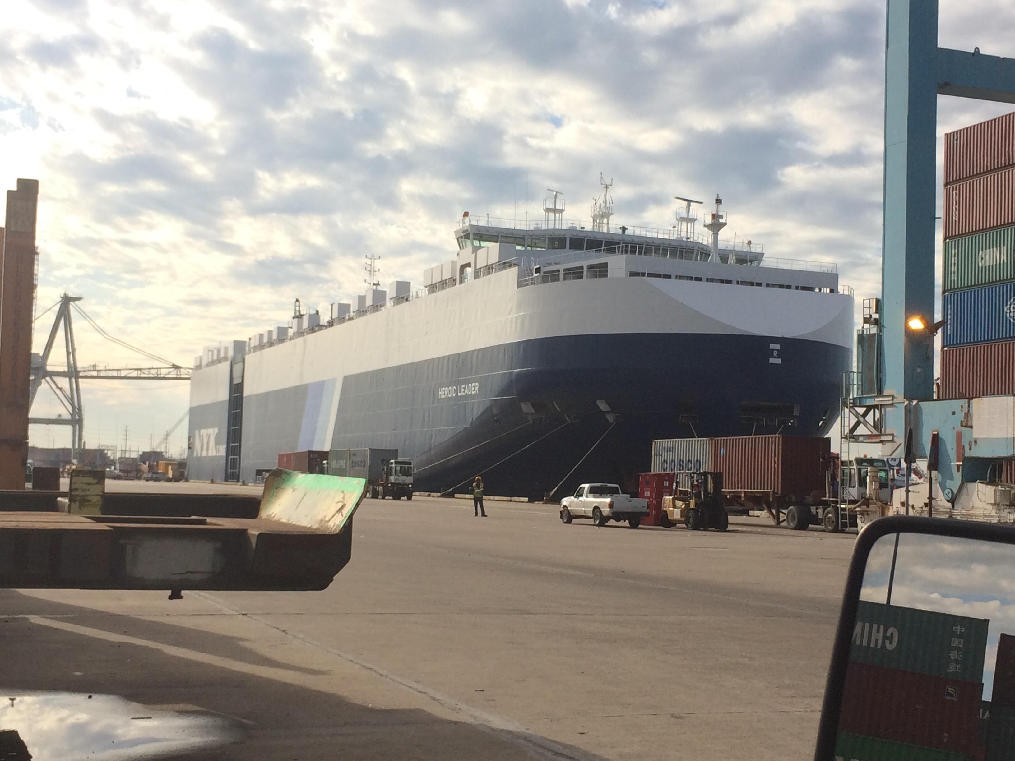 M/V Heroic Leader Barbours cut terminal Bayport, TX r/boatporn