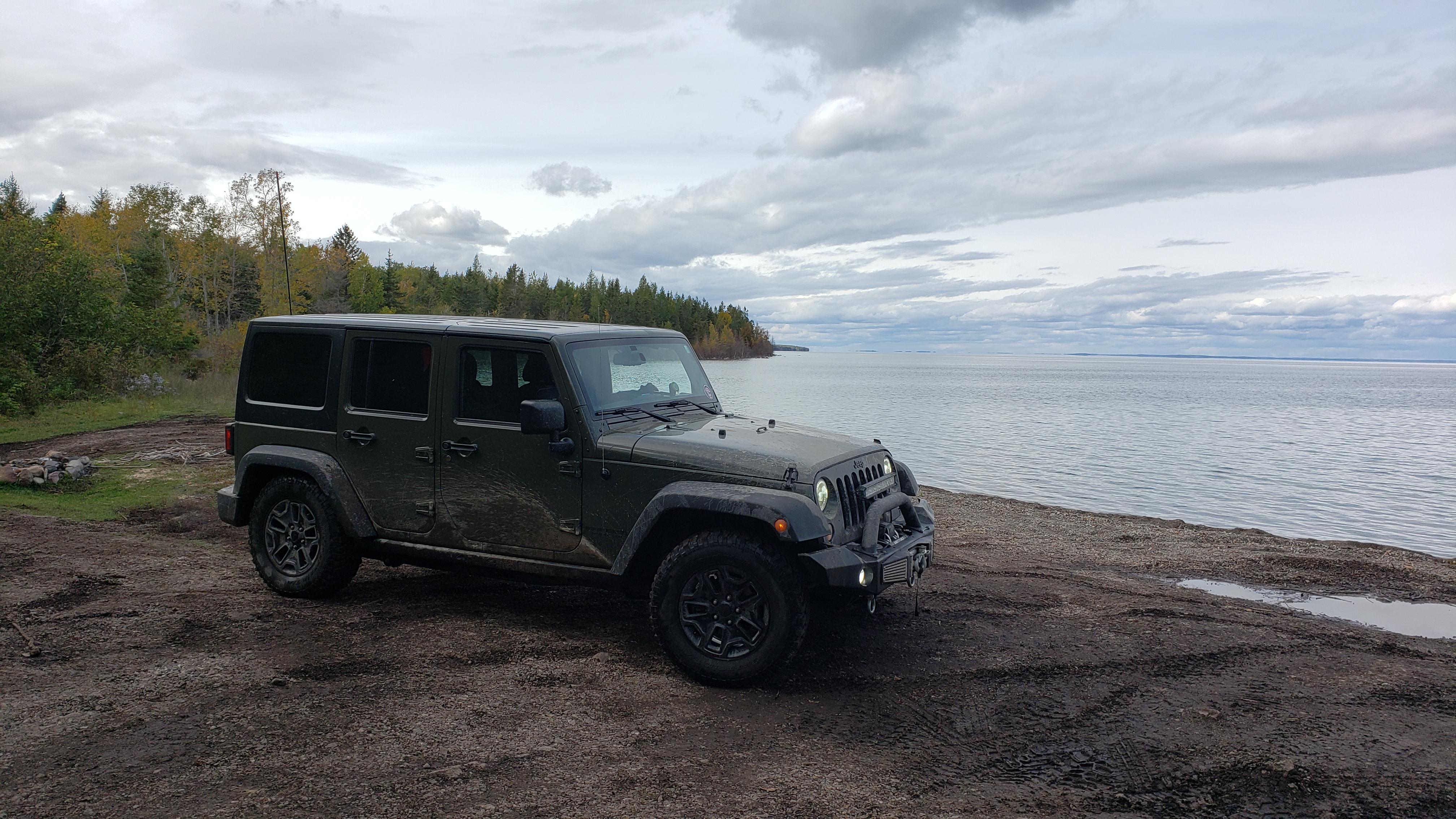 Drummond Island Jeep the Mac r/Jeep