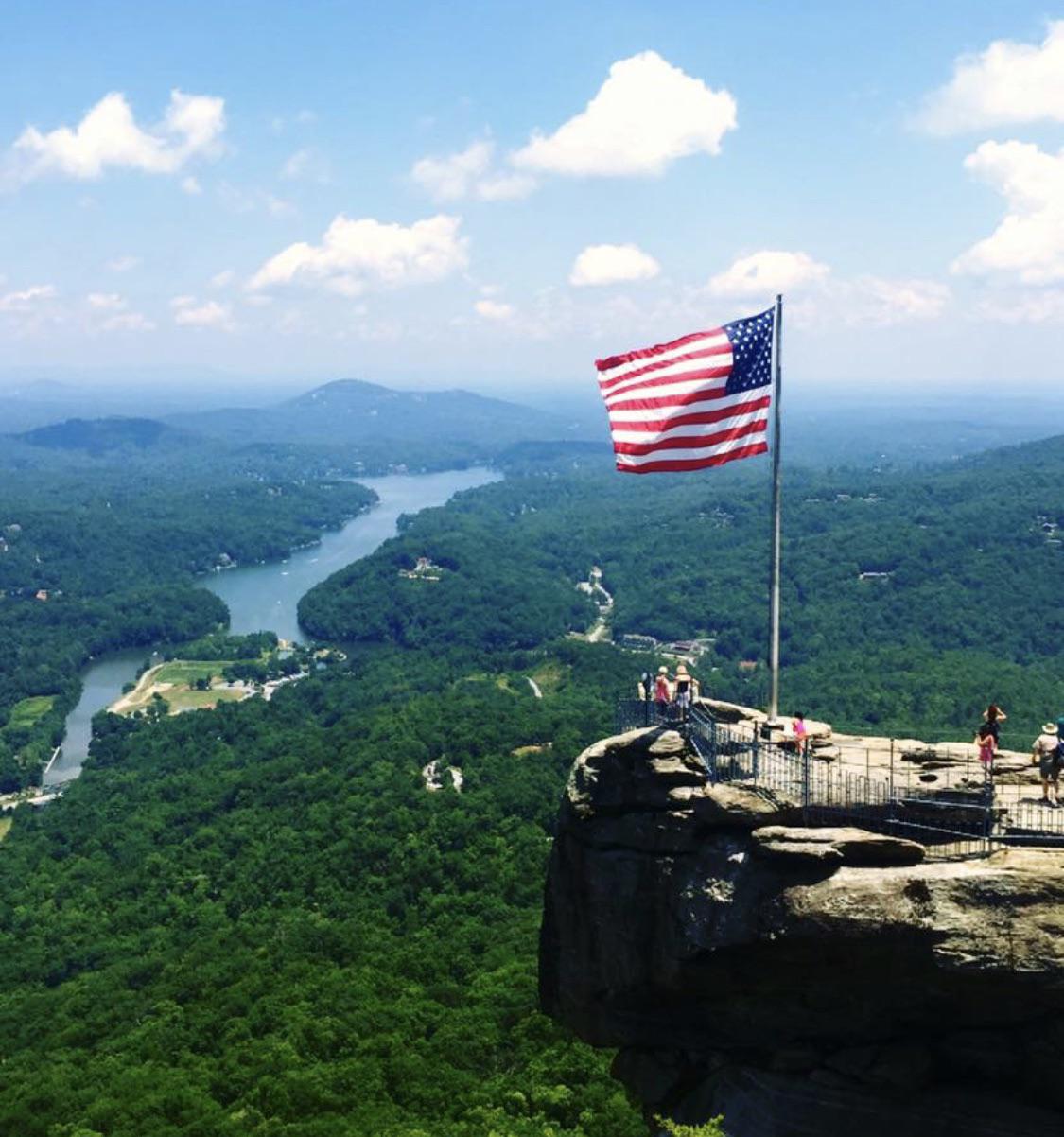 Chimney Rock State Park, North Carolina. Parts of the classic move Last