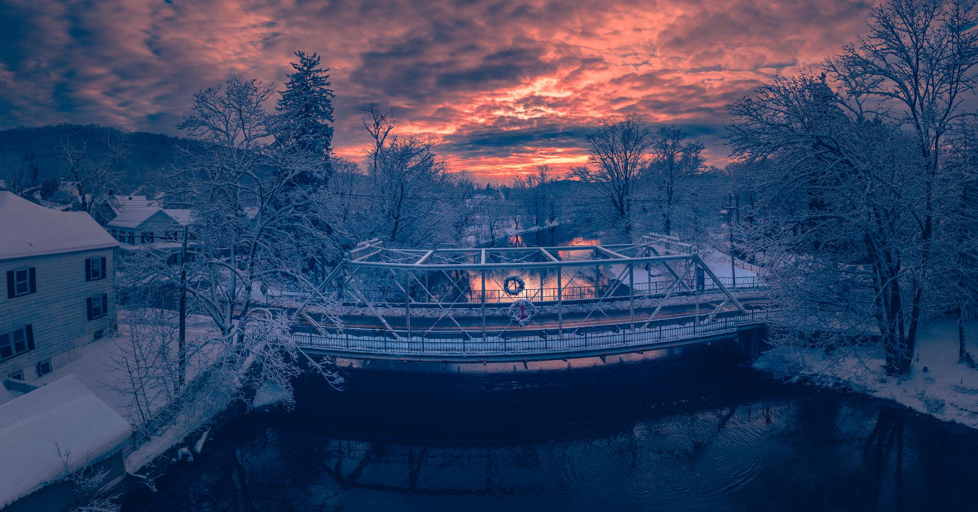 At the Califon Bridge after the snowstorm r/newjersey