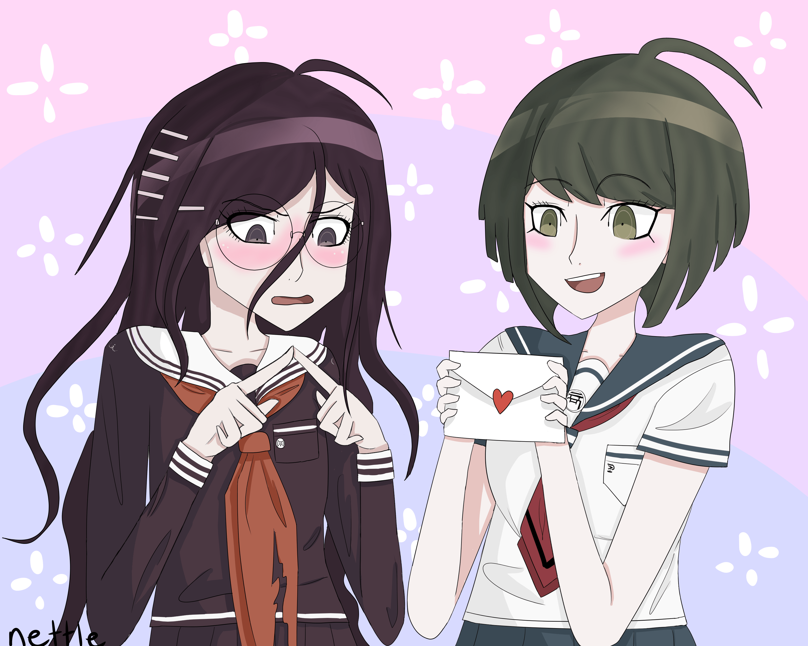 I Drew Toko and Komaru! r/danganronpa