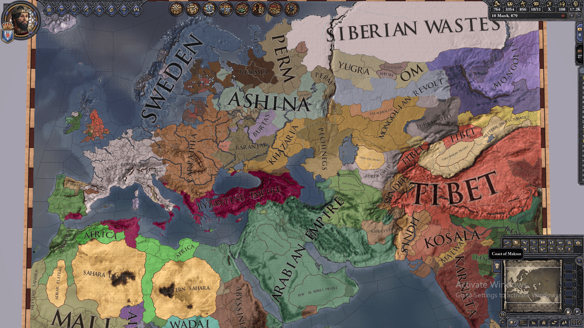 Ck2 India Map At 769 Is Super Inaccurate Ck2 769 Start Map Storm King's Thunder Map