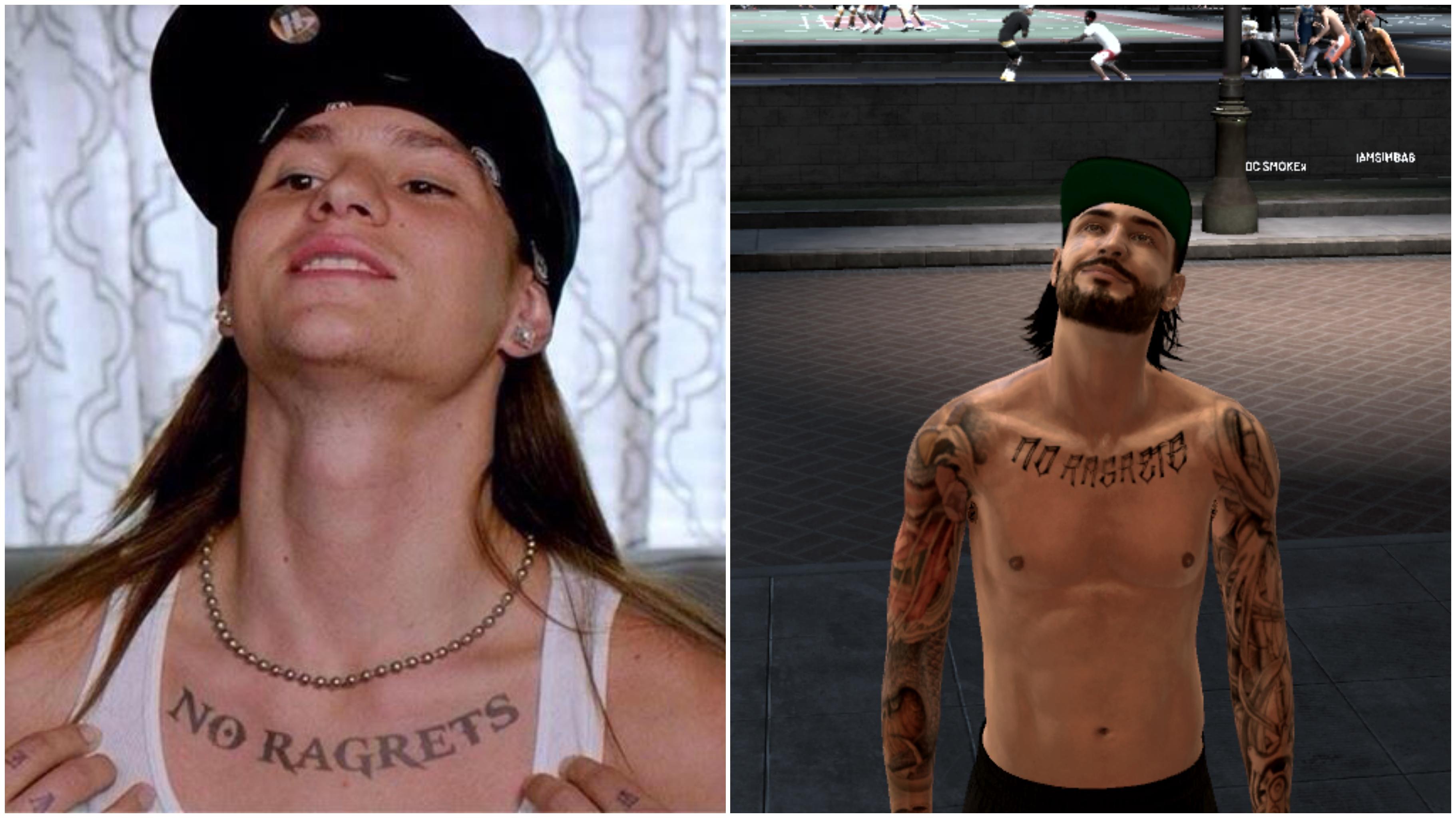 "This ma CREDO, NO RAGRETS." Long live Scotty P! Nam Sayin... NBA2k