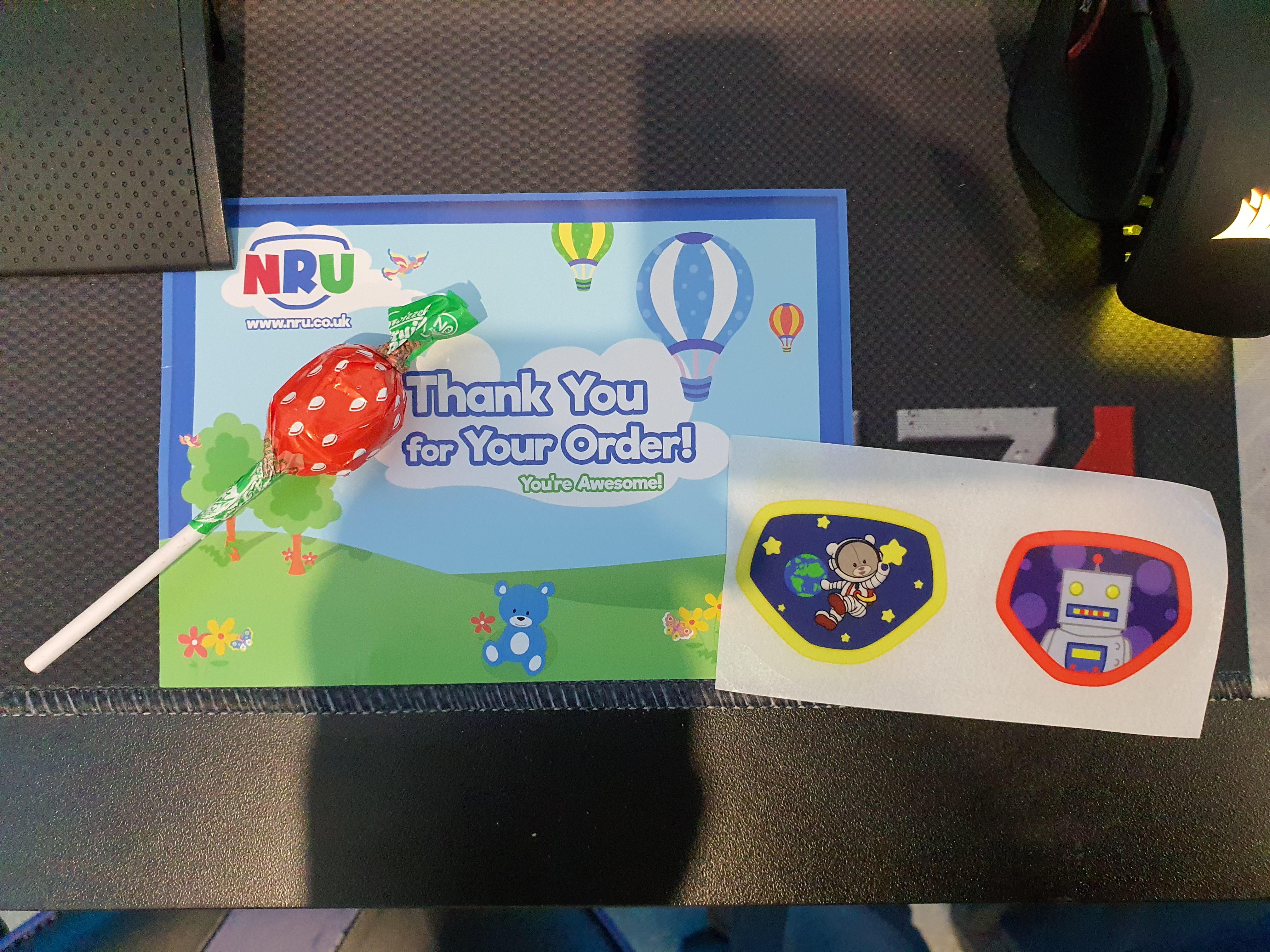 Always love the free gift from Nappies R Us. r/ABDL