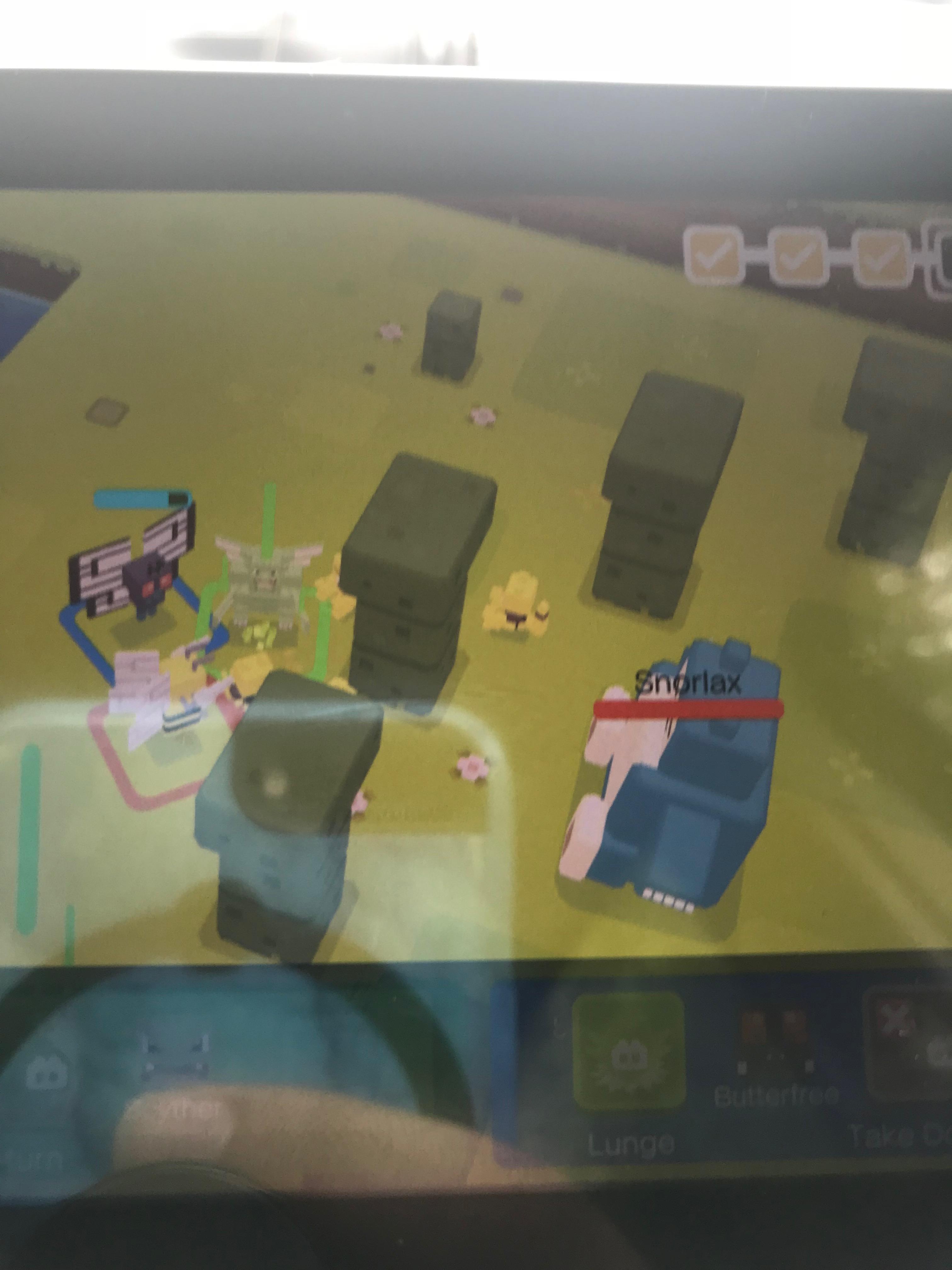 Snorlax as the boss in Pincushion Plains r/PokemonQuest