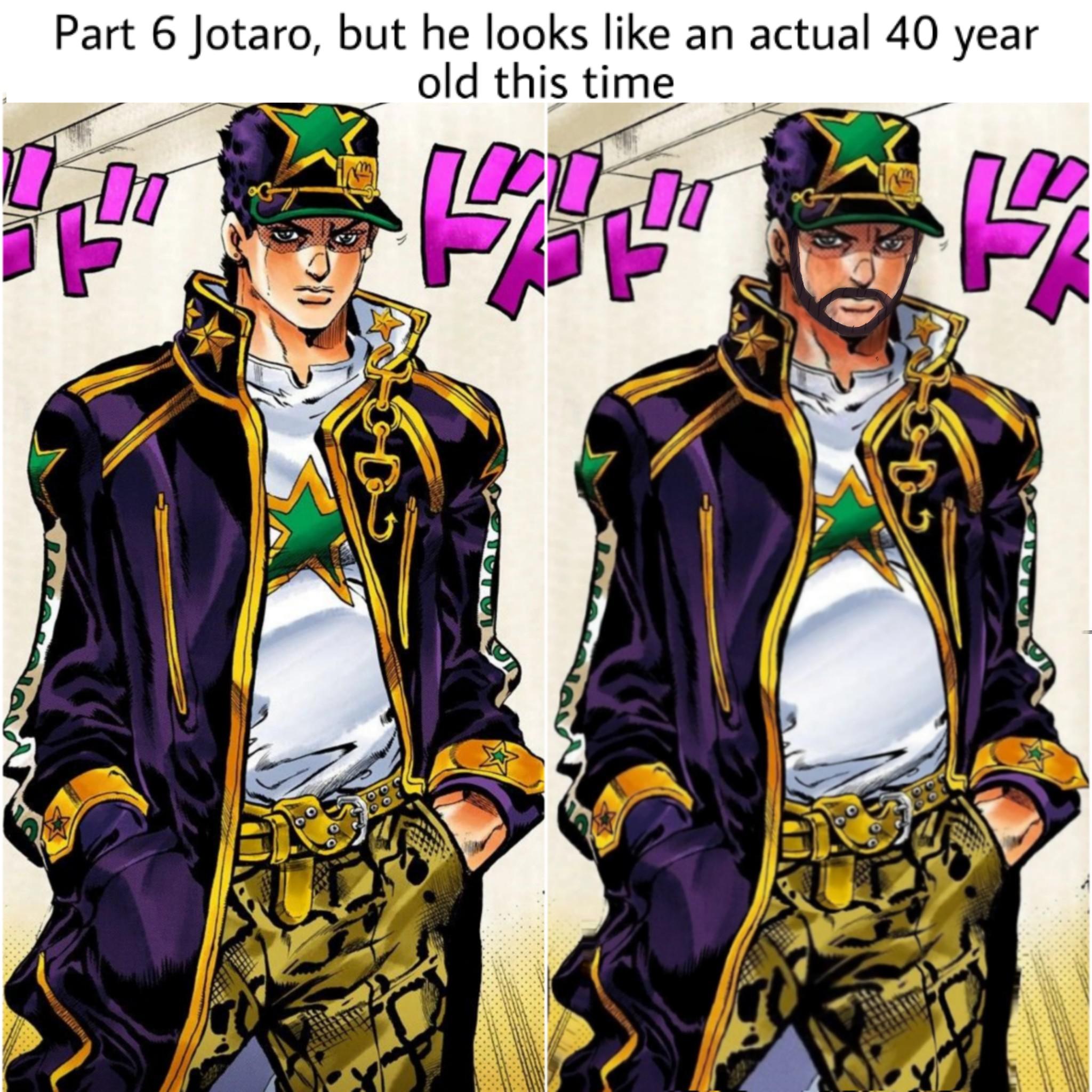 Oi Jolyne, I fixed your dad's face. r/ShitPostCrusaders