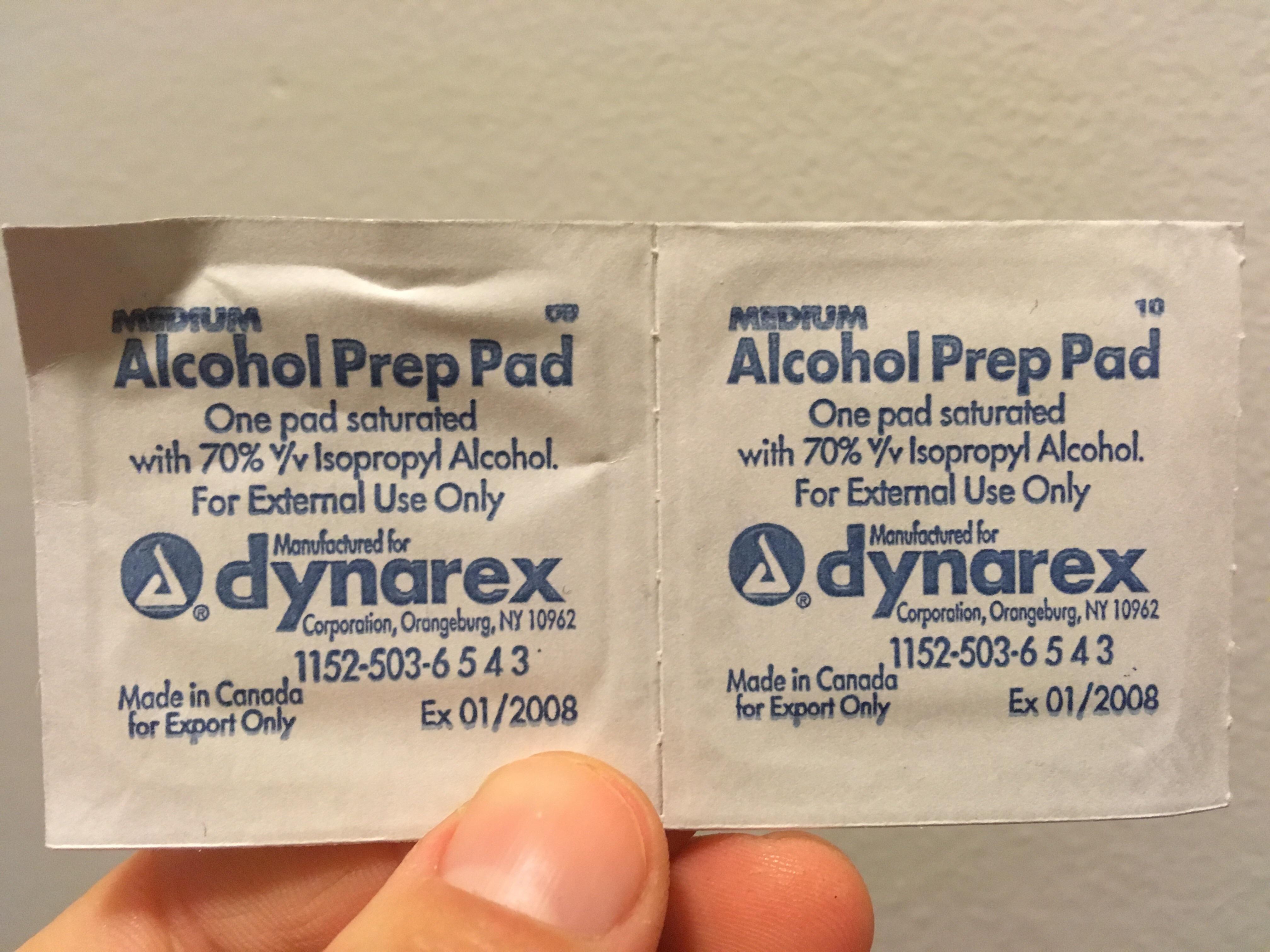 Do alcohol wipes actually go bad? r/diabetes