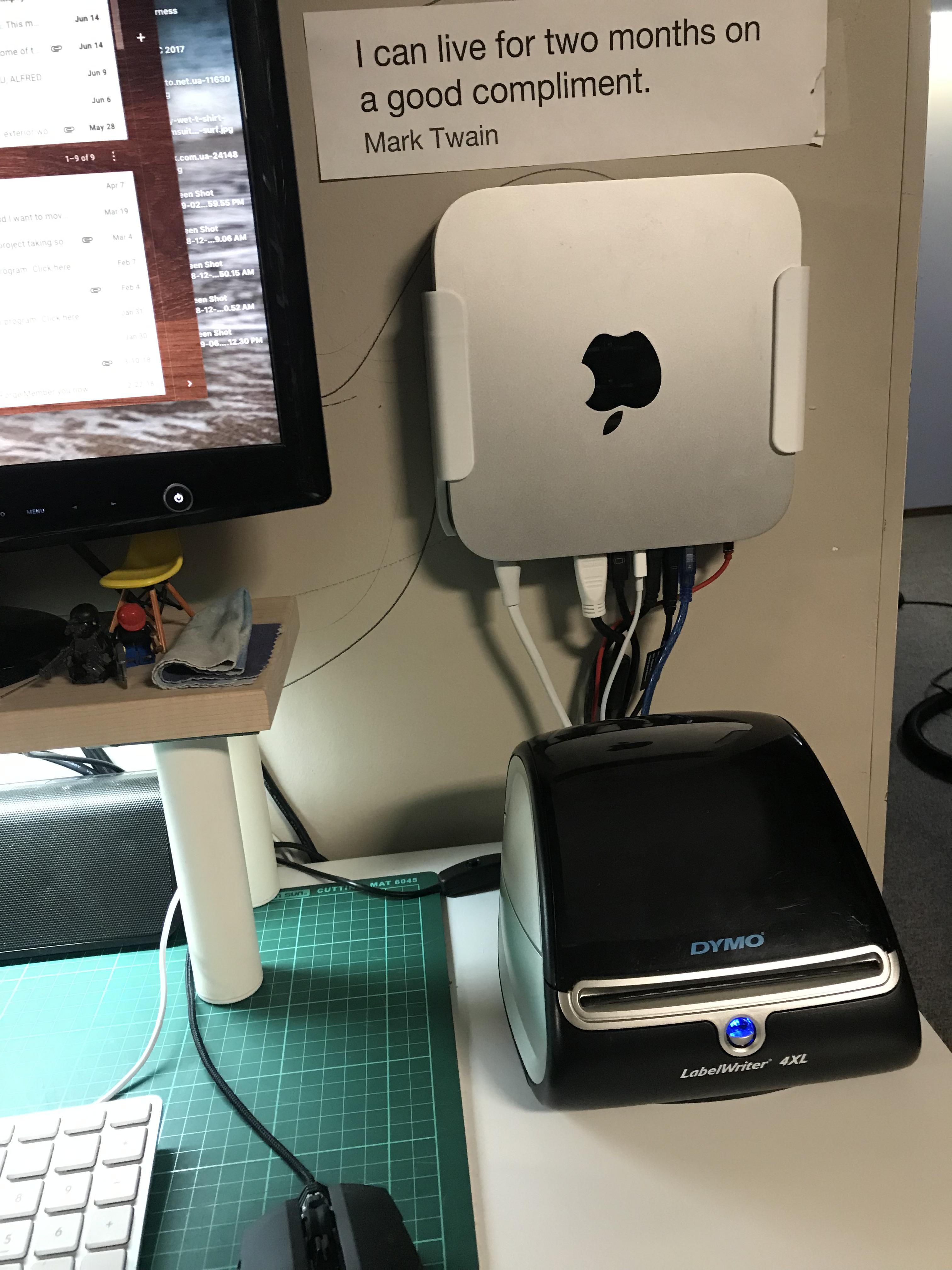 Mac Mini wall mount. Very happy. r/functionalprint