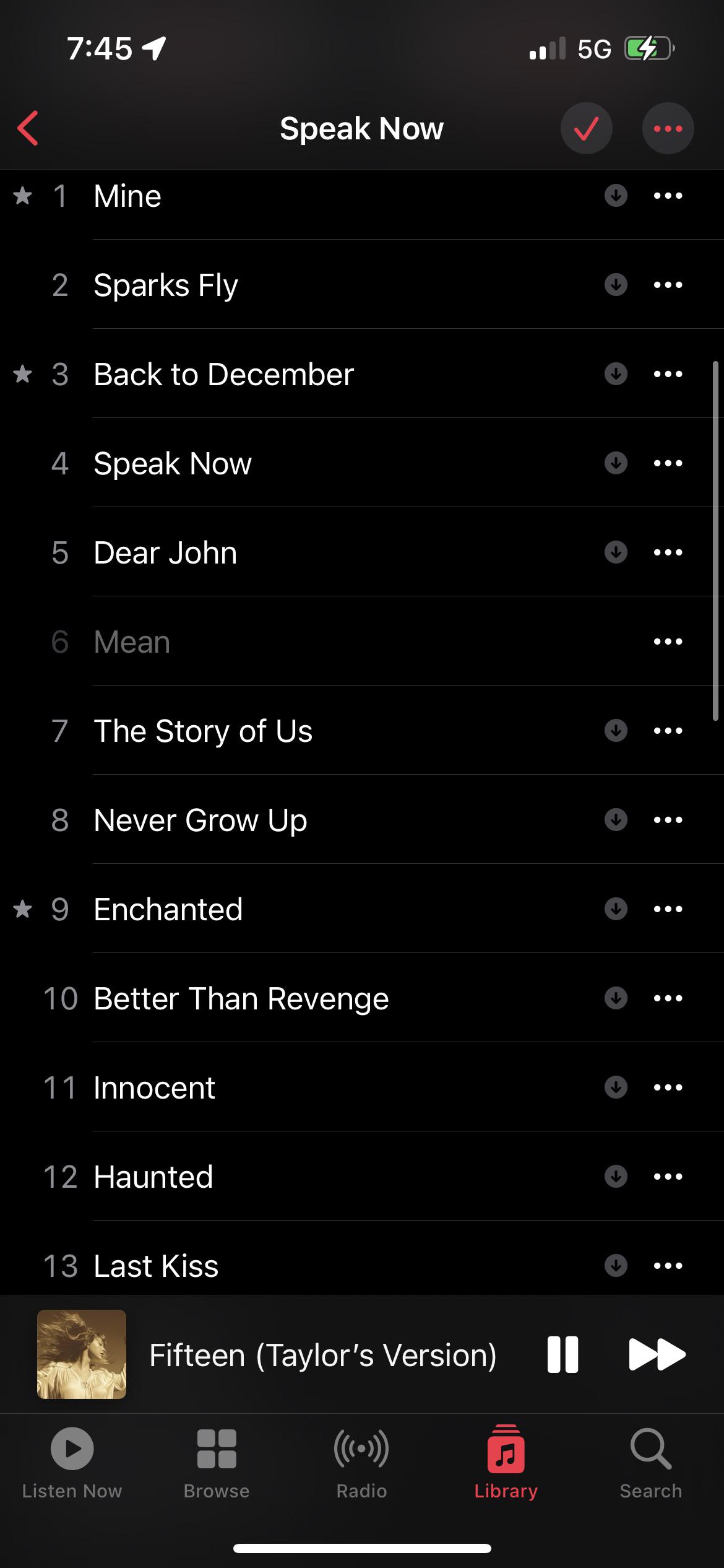 Mean no longer on Apple Music r/TaylorSwift