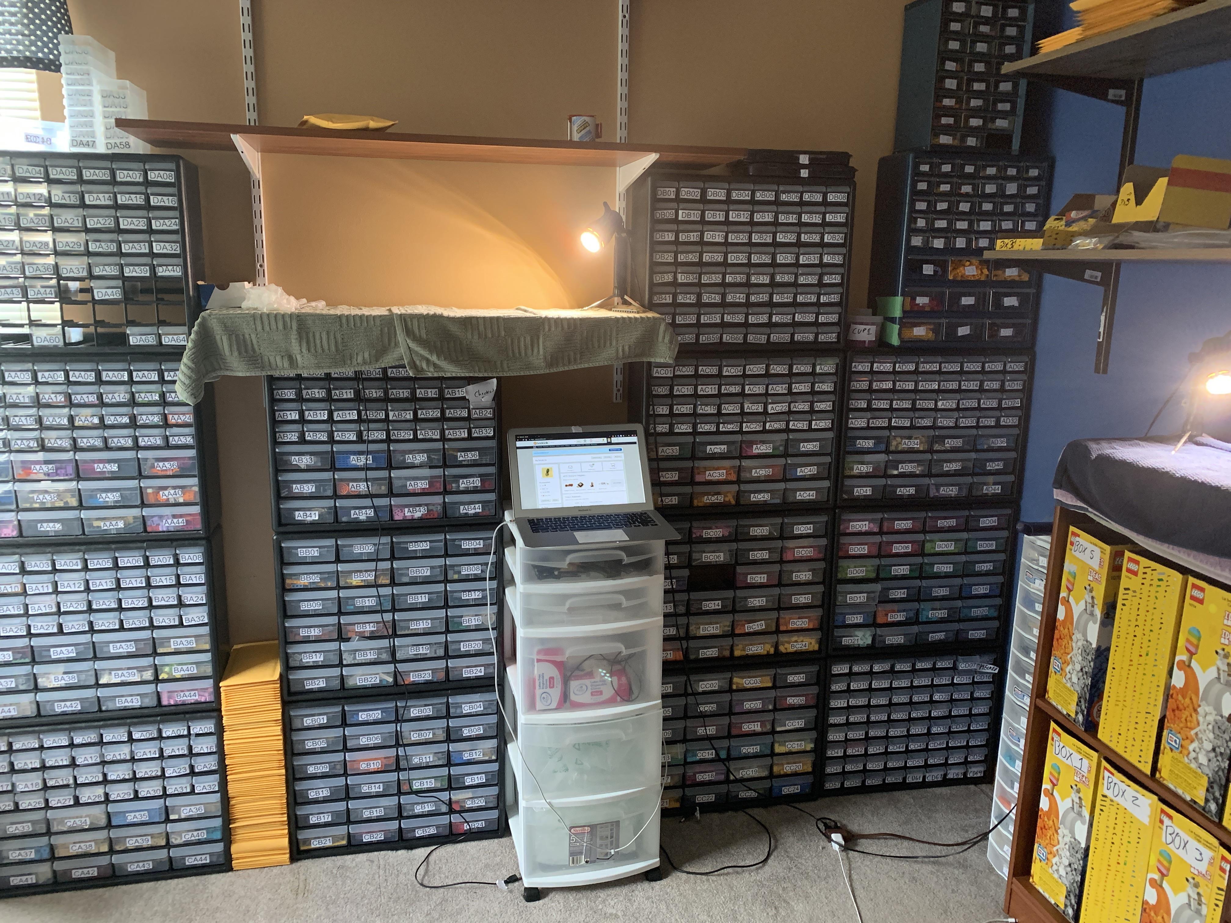An inside look of my 50,000 piece Bricklink Store. r/Bricklink