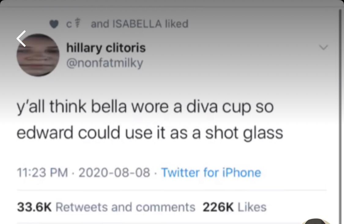 Saw this super gross menstrual cup meme that also made me cackle r