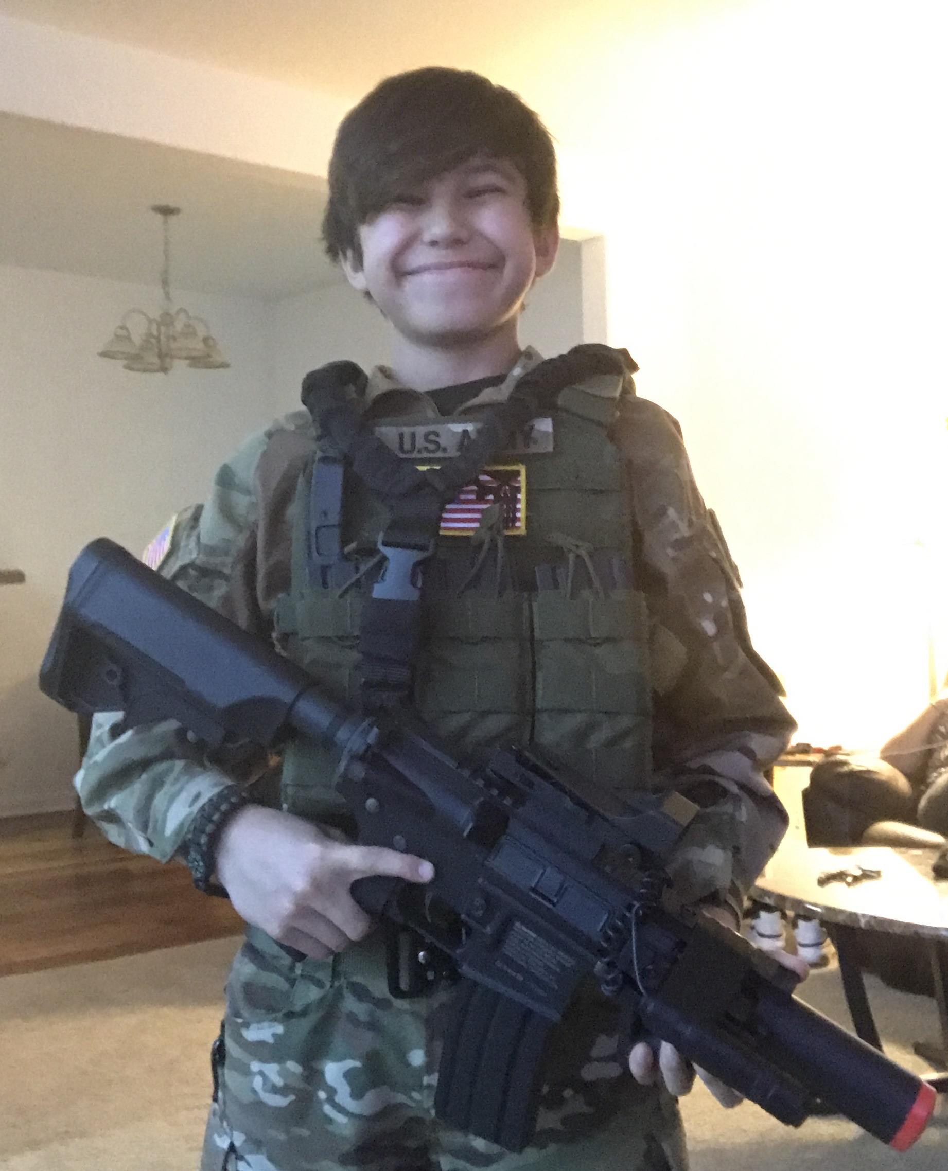 My Special Forces setup, my grandpa was in the Green Berets so why not