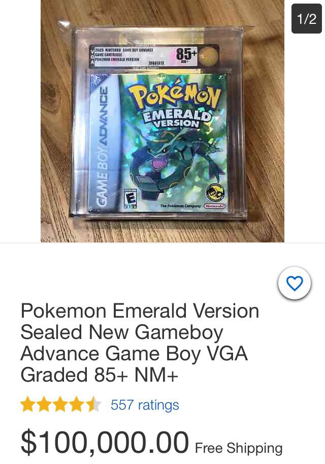 I know sealed games are worth a lot, but a 10th of a million? r