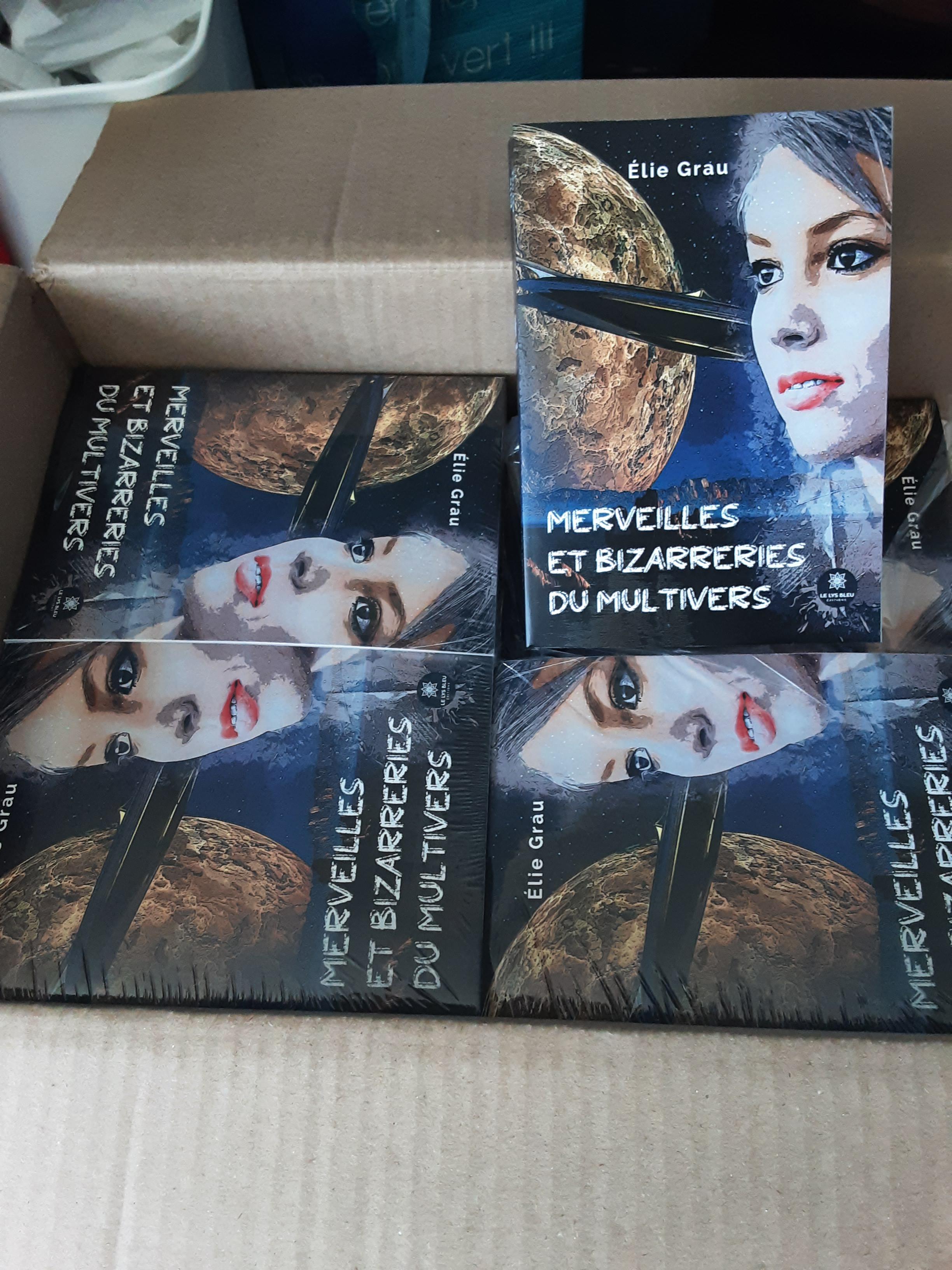 Voir mon bouquin en "chair et en os" me rend tout à fait détendu ! r