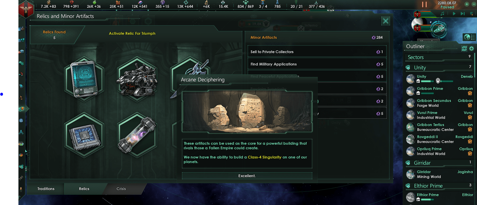 Cool ! I never knew 'Reverse Engineer Arcane Technology' can give you