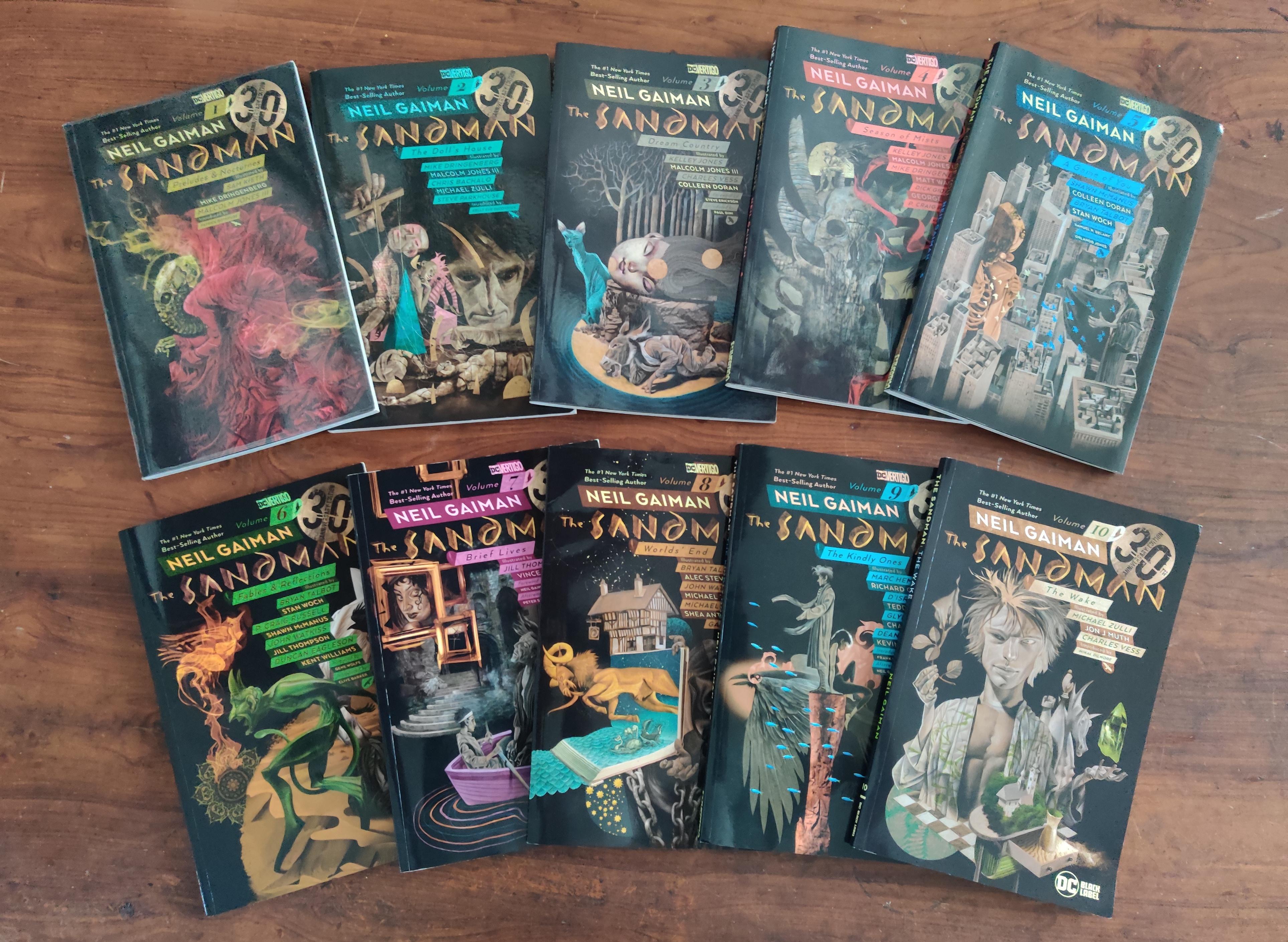 Complete Sandman 30th anniversary edition. graphicnovels