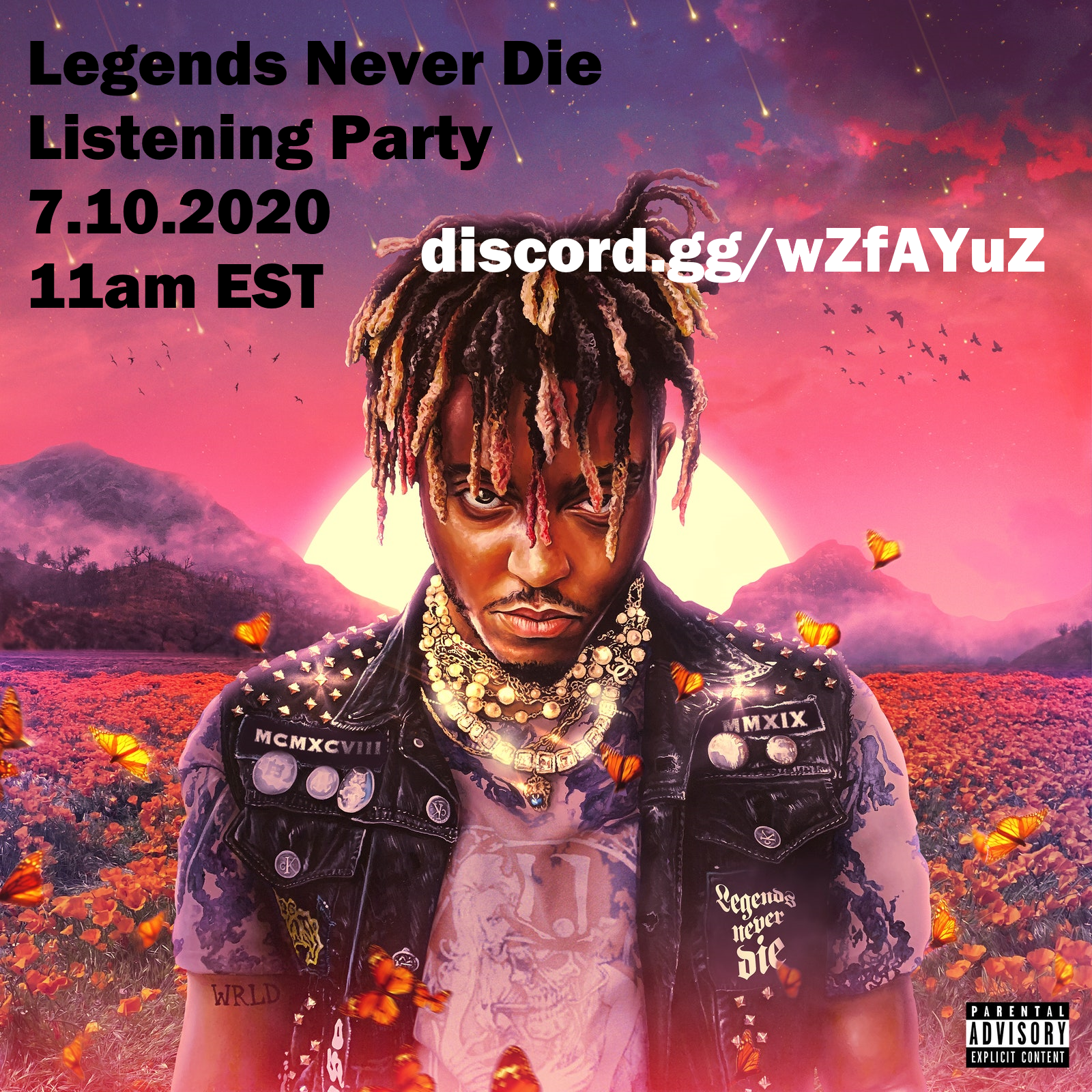 Having a Juice listening party on Discord for the album. r/JuiceWRLD